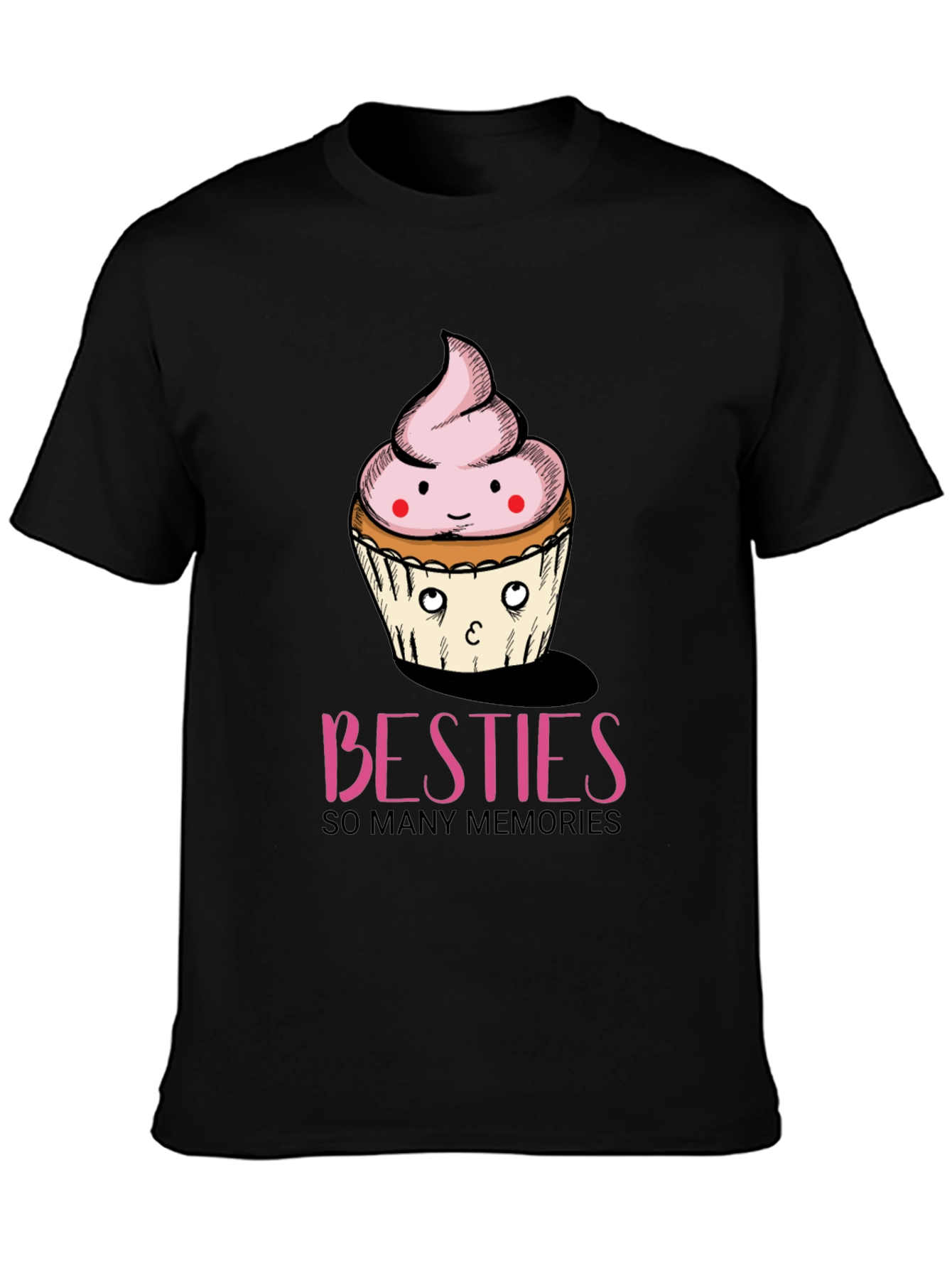Besties Cupcake T-Shirt - So Many Memories