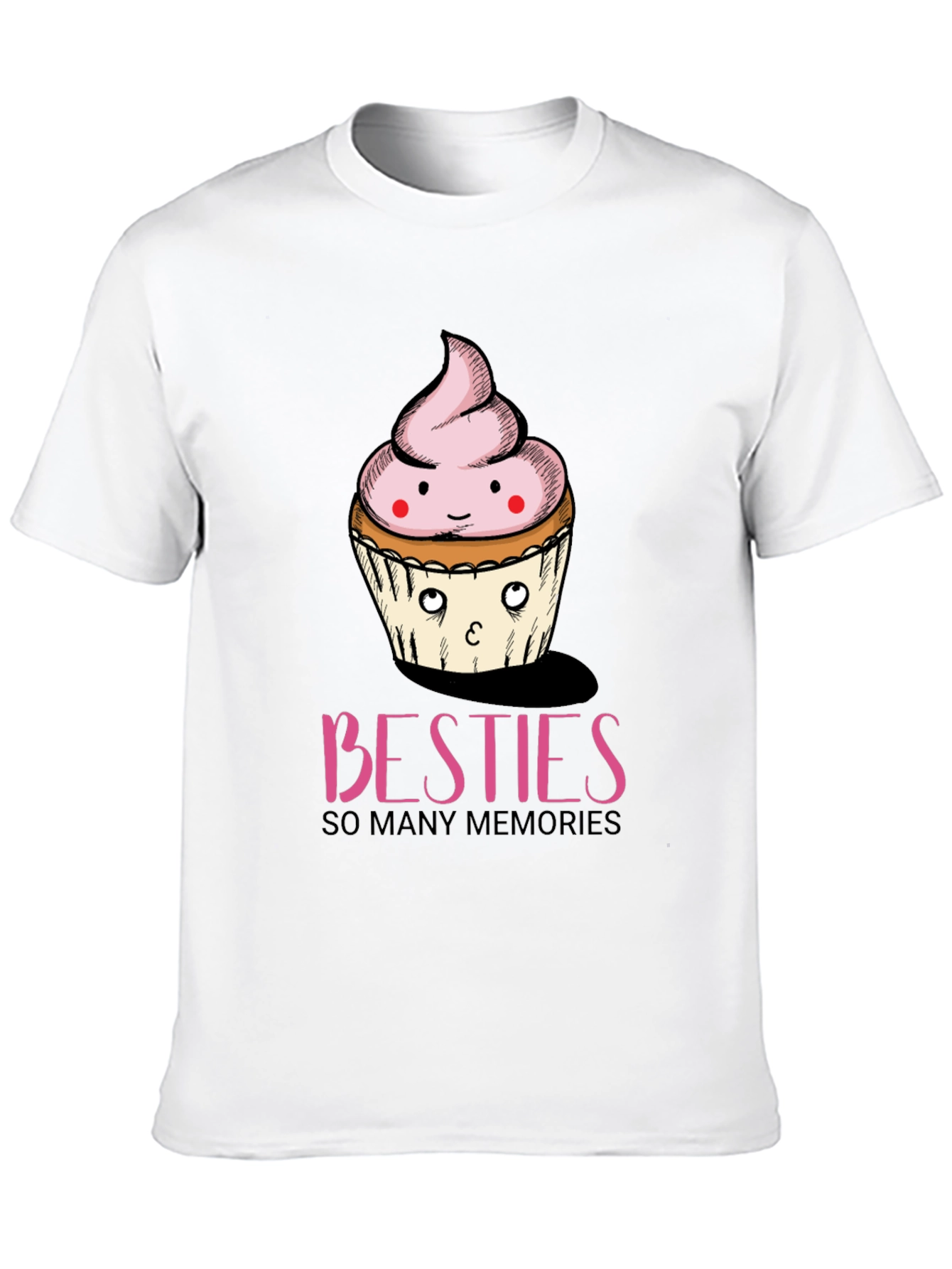 Besties Cupcake T-Shirt - So Many Memories