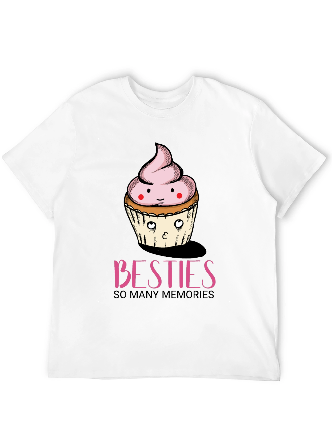 Besties Cupcake T-Shirt - So Many Memories