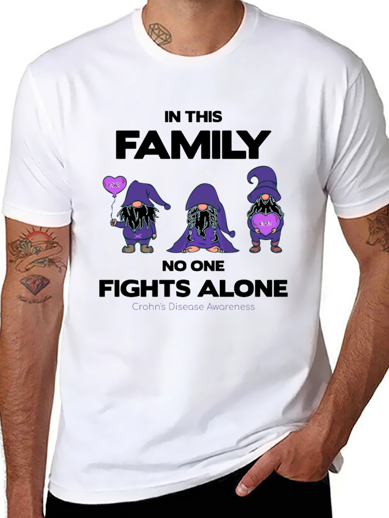 Crohns Disease Awareness Graphic Tee