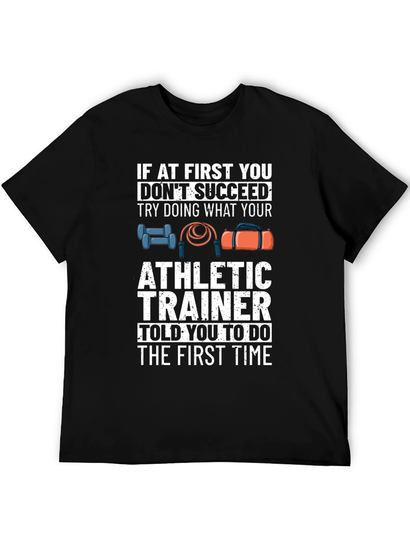 Athletic Trainer Graphic T-Shirt - Workout Gym Tee