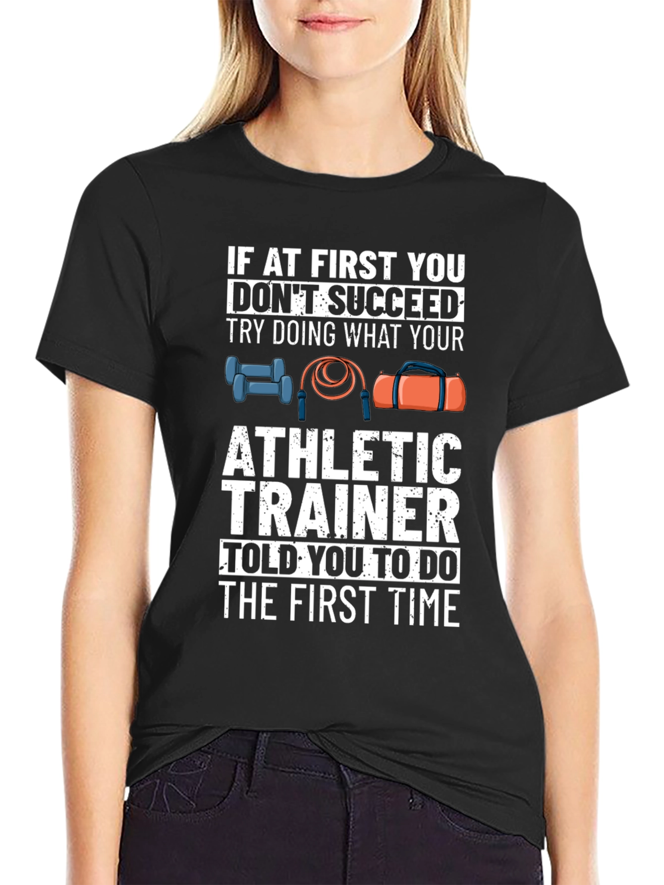 Athletic Trainer Graphic T-Shirt - Workout Gym Tee