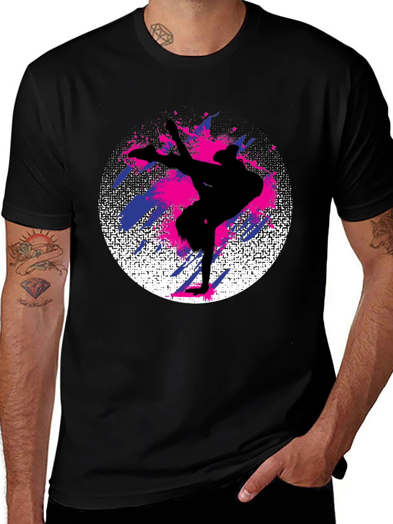 Urban Dancer Graphic Tee - Black