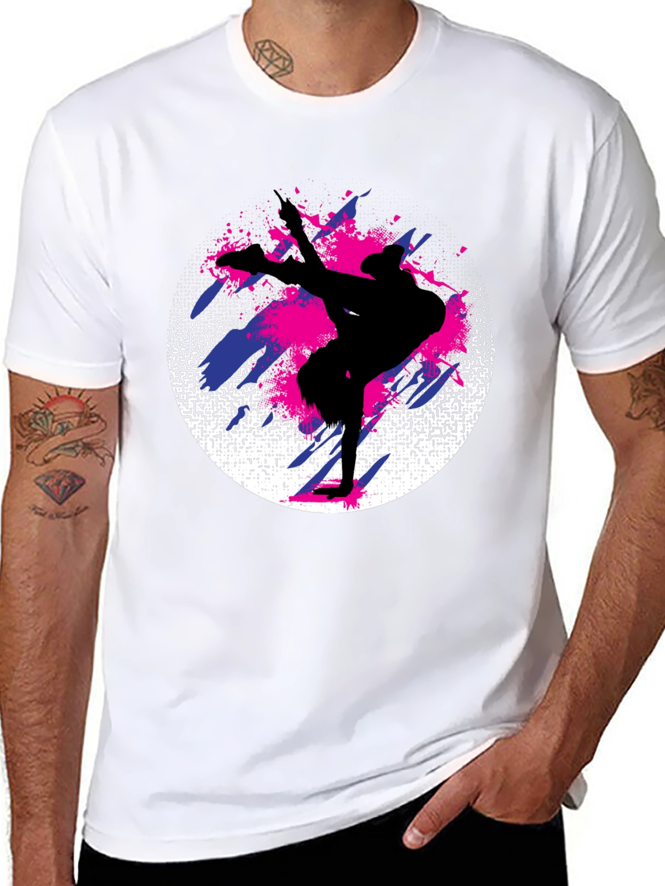 Urban Dancer Graphic Tee - Black