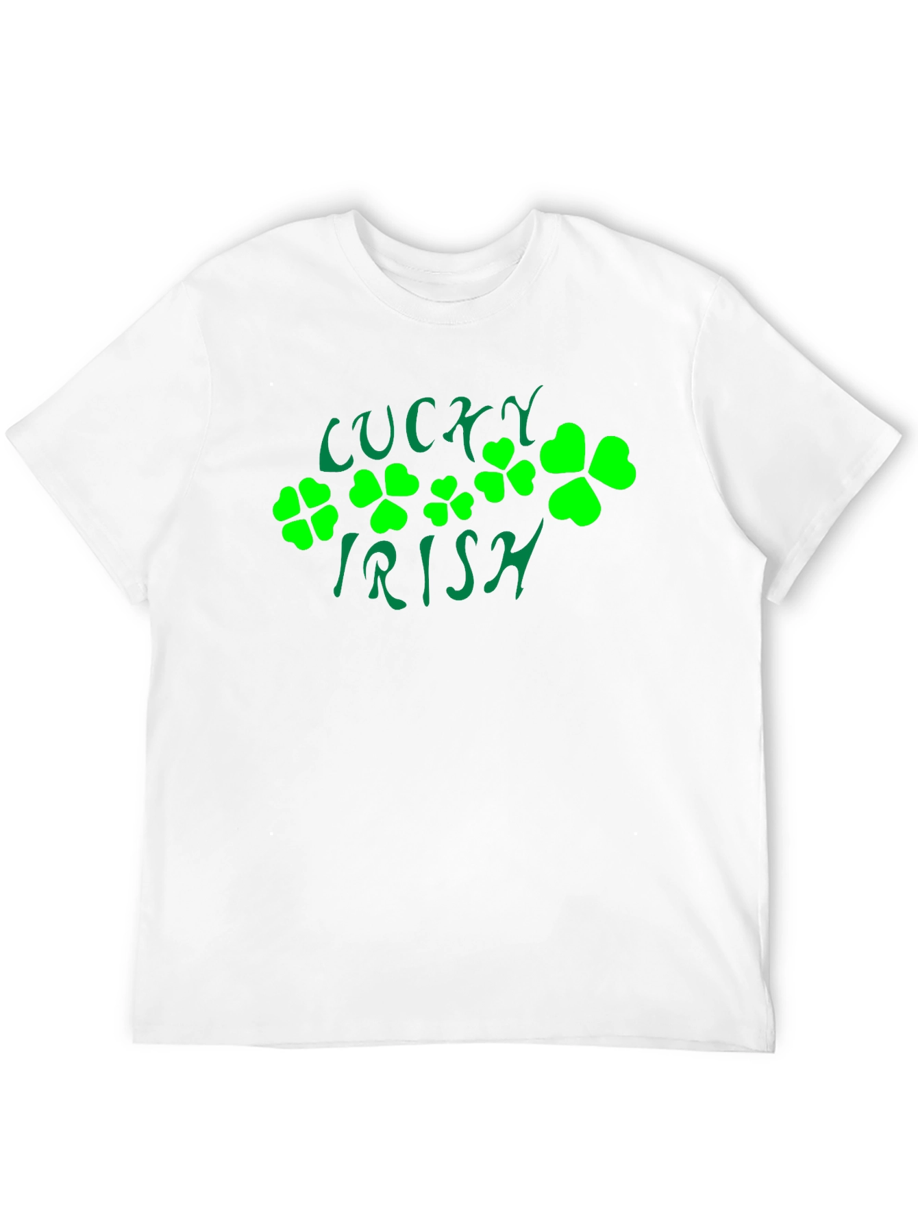 Lucky Irish St. Patricks Day Black T-Shirt