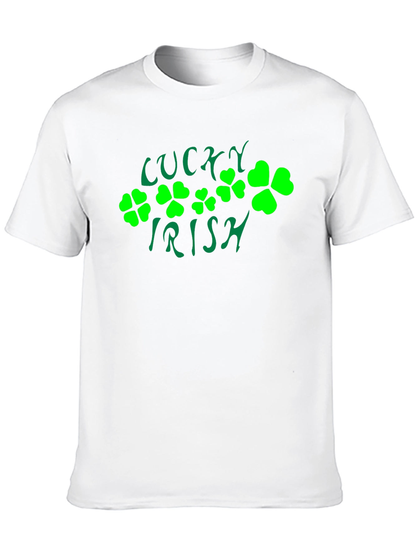 Lucky Irish St. Patricks Day Black T-Shirt
