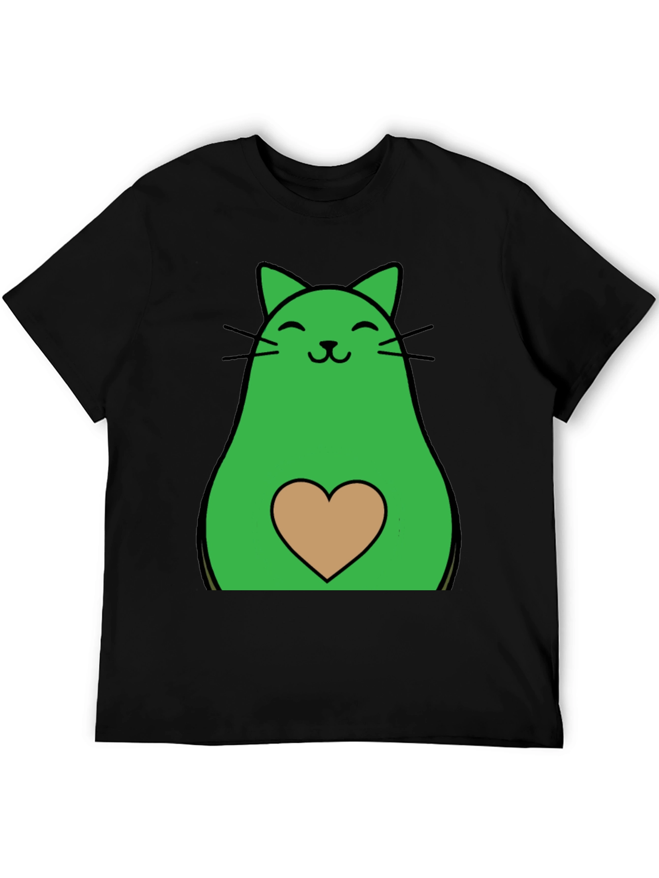 Avocado Cat Graphic Tee - Cute & Unique!