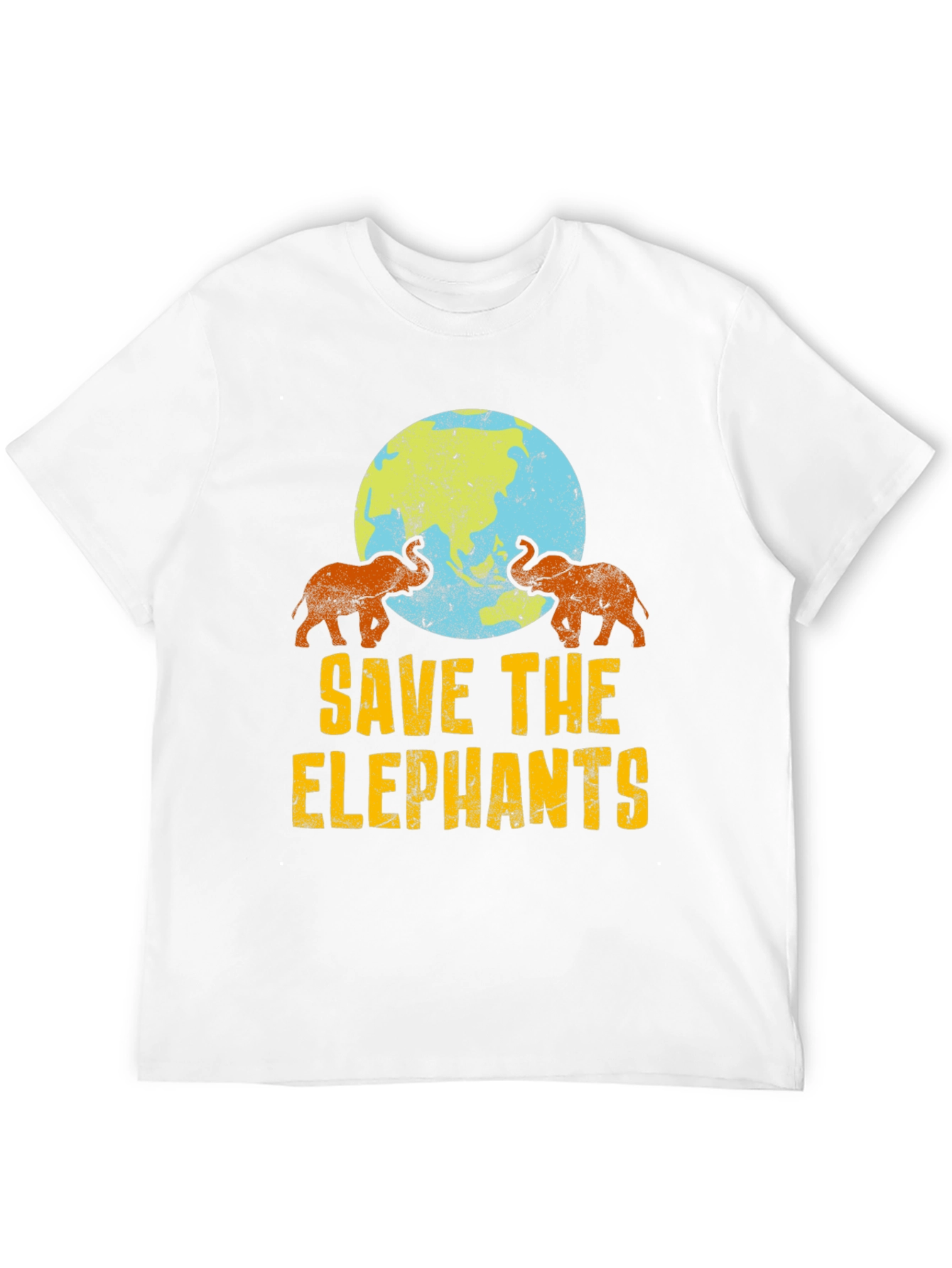 Save the Elephants Graphic Tee - Protect Wildlife T-Shirt