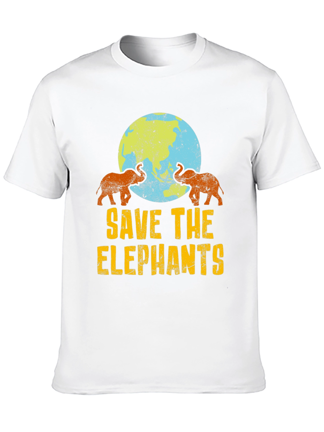 Save the Elephants Graphic Tee - Protect Wildlife T-Shirt