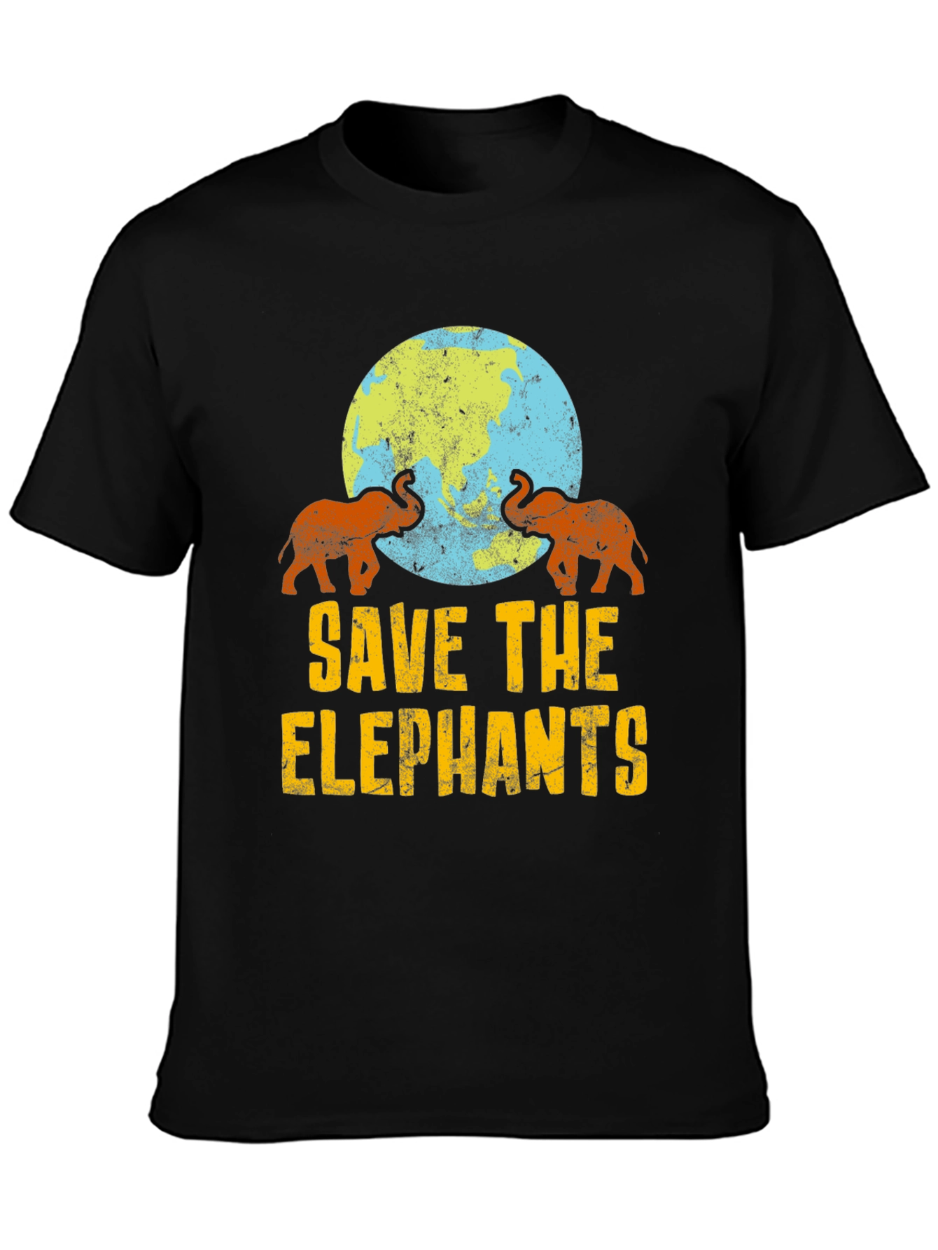 Save the Elephants Graphic Tee - Protect Wildlife T-Shirt