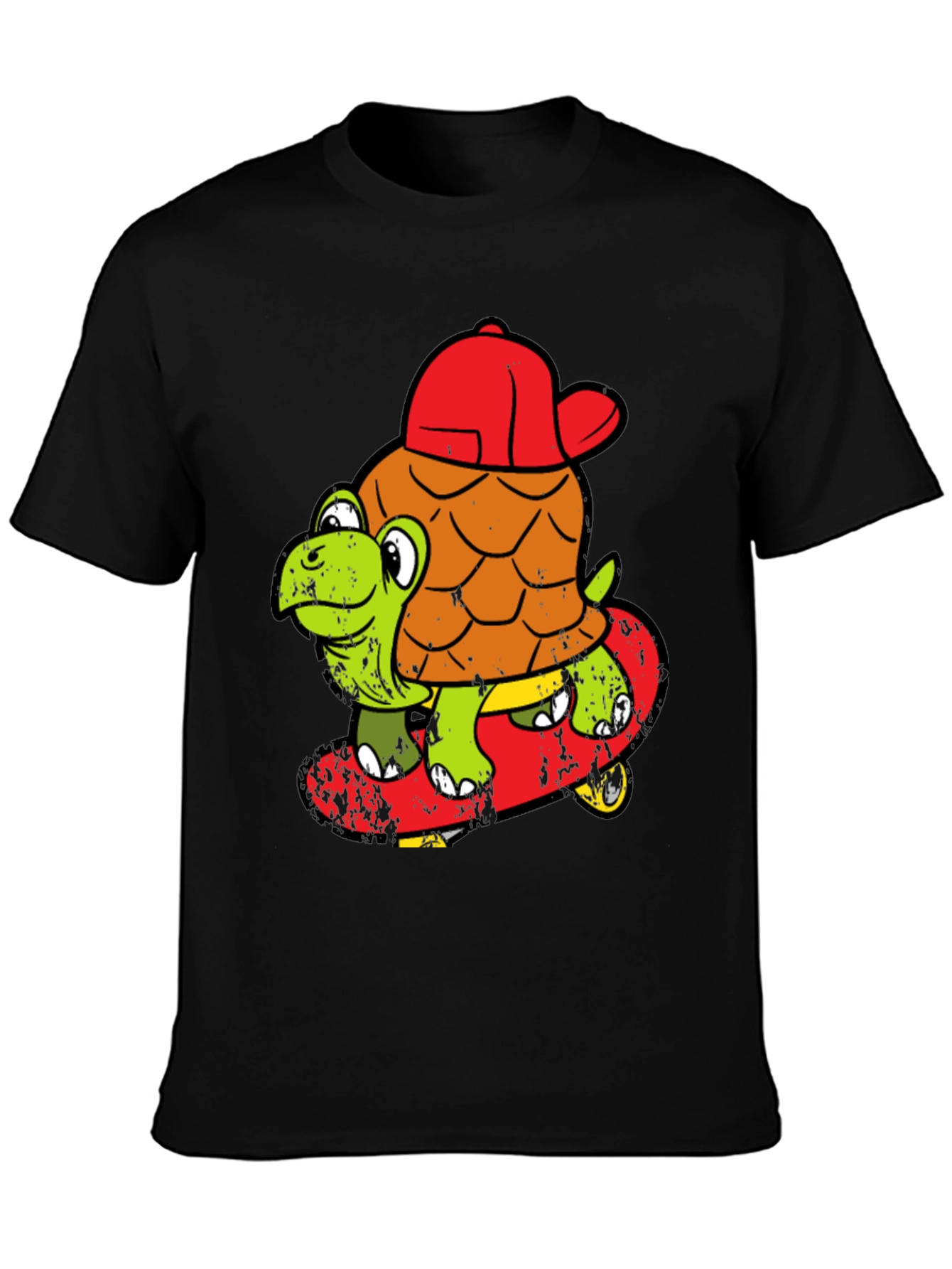 Turtle Skateboarder T-Shirt - Cool Cartoon Tee