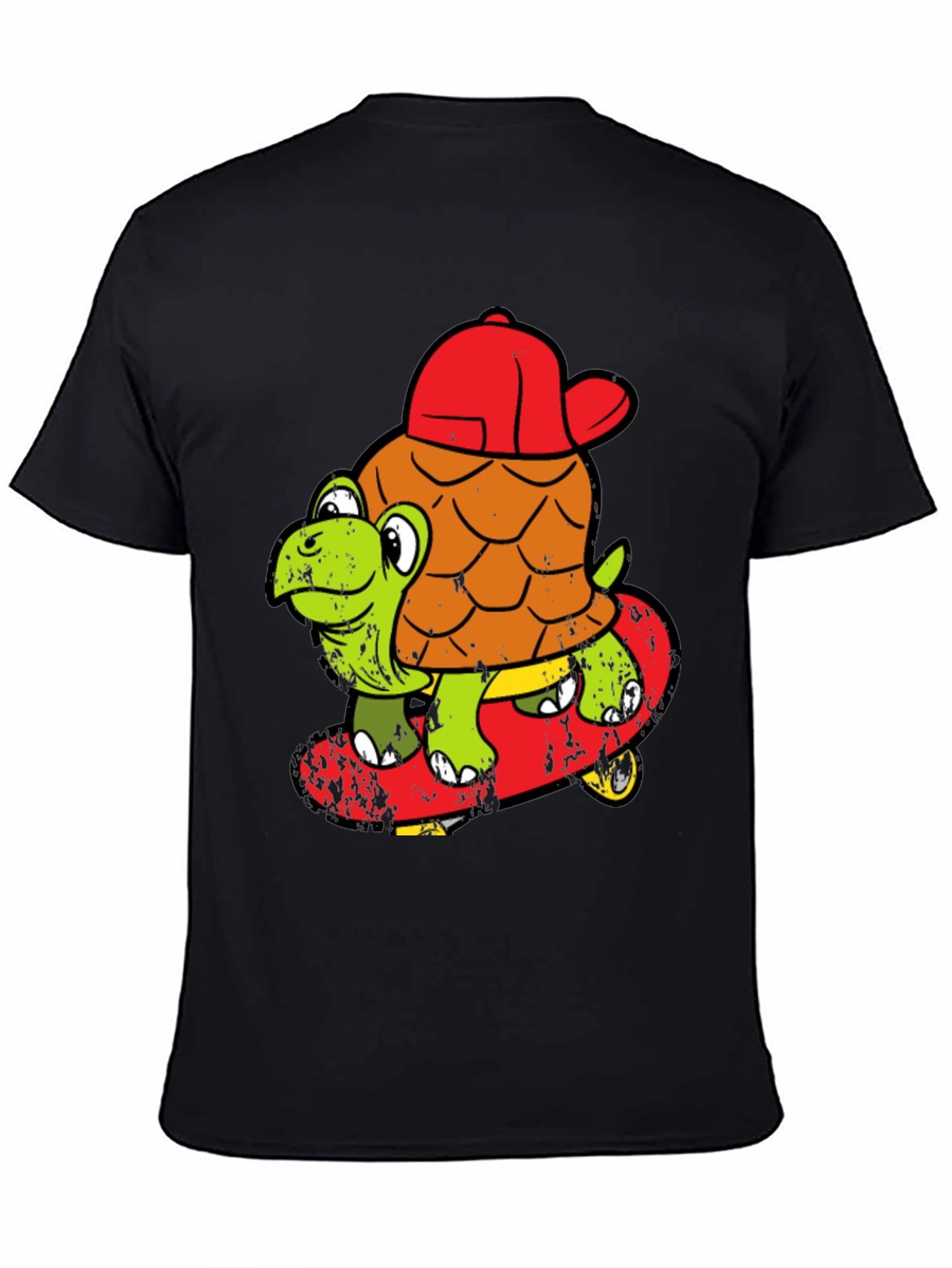 Turtle Skateboarder T-Shirt - Cool Cartoon Tee