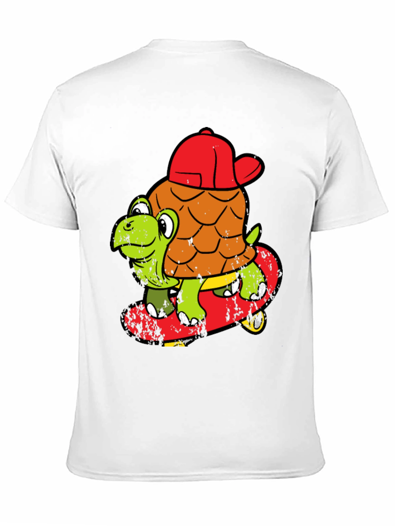 Turtle Skateboarder T-Shirt - Cool Cartoon Tee