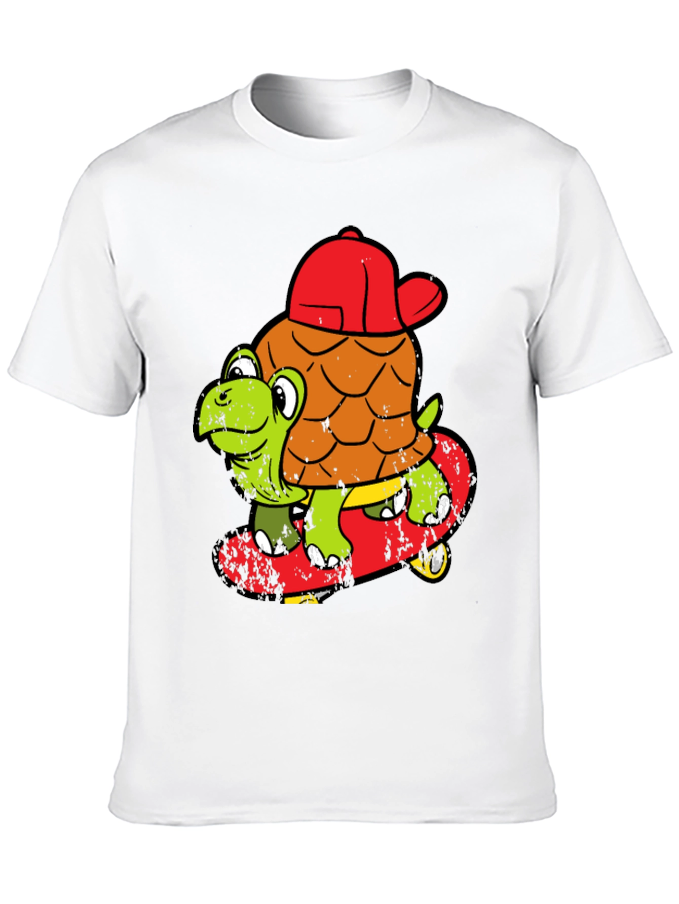 Turtle Skateboarder T-Shirt - Cool Cartoon Tee