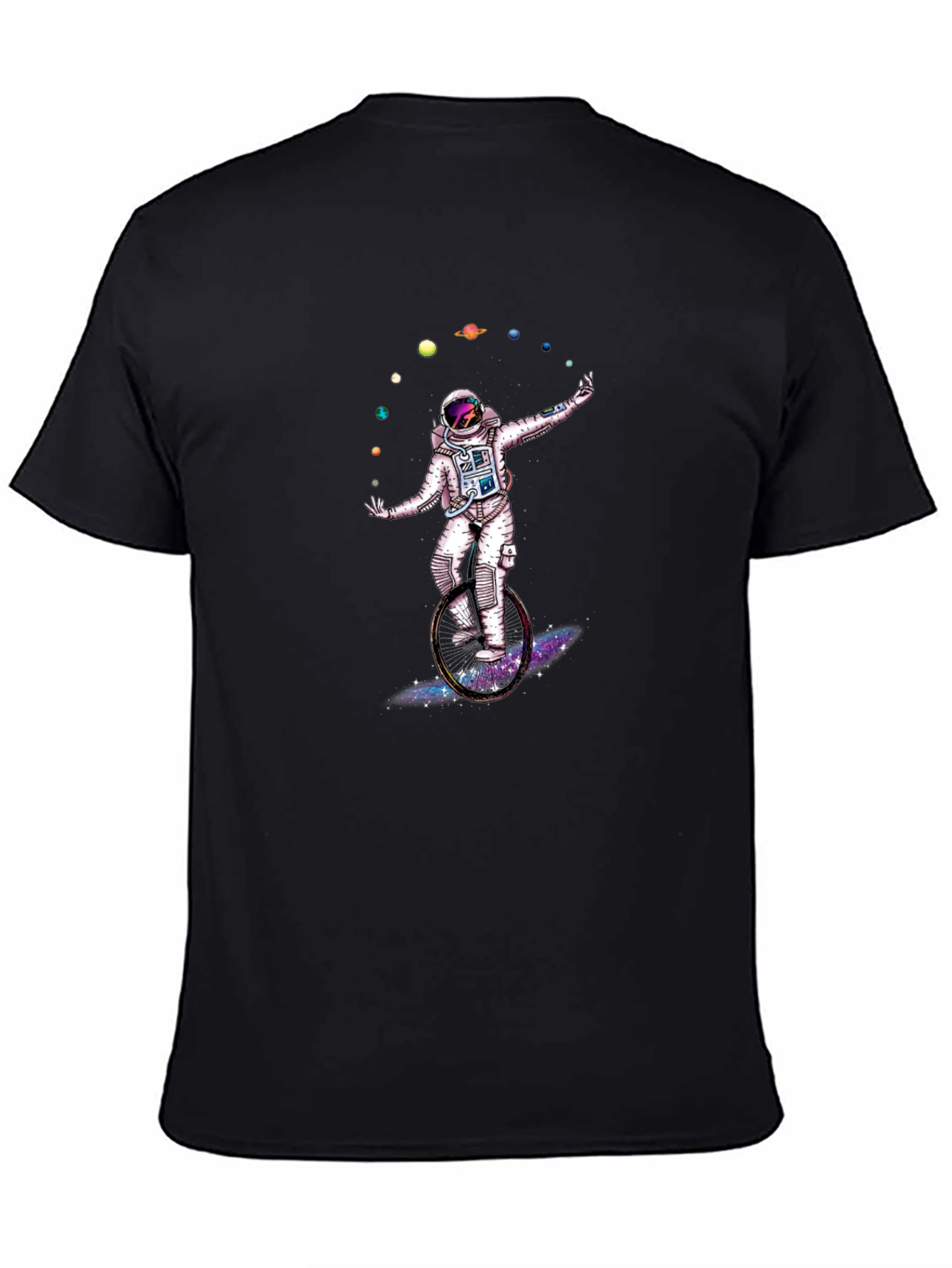 Astronaut Juggling Planets Graphic T-Shirt