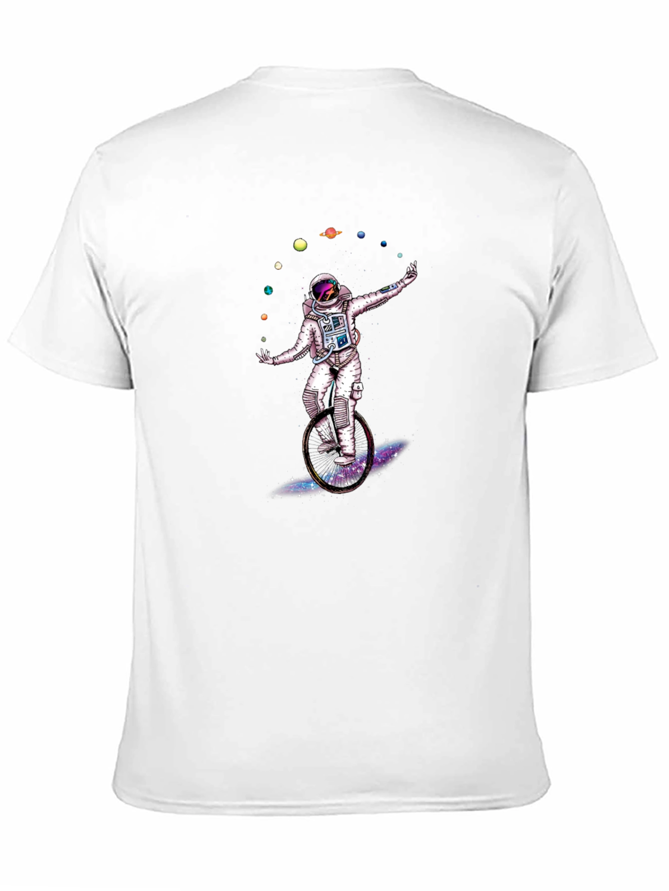 Astronaut Juggling Planets Graphic T-Shirt