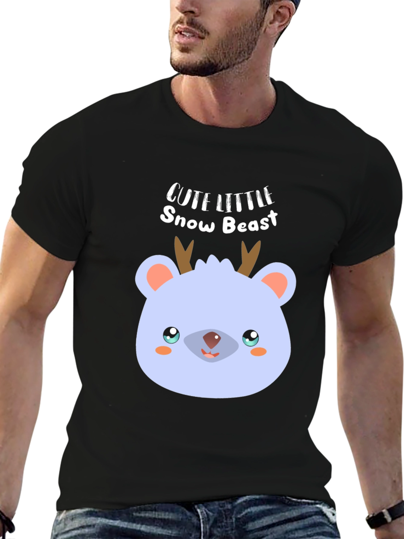 Cute Little Snow Beast T-Shirt - Winter Holiday Apparel