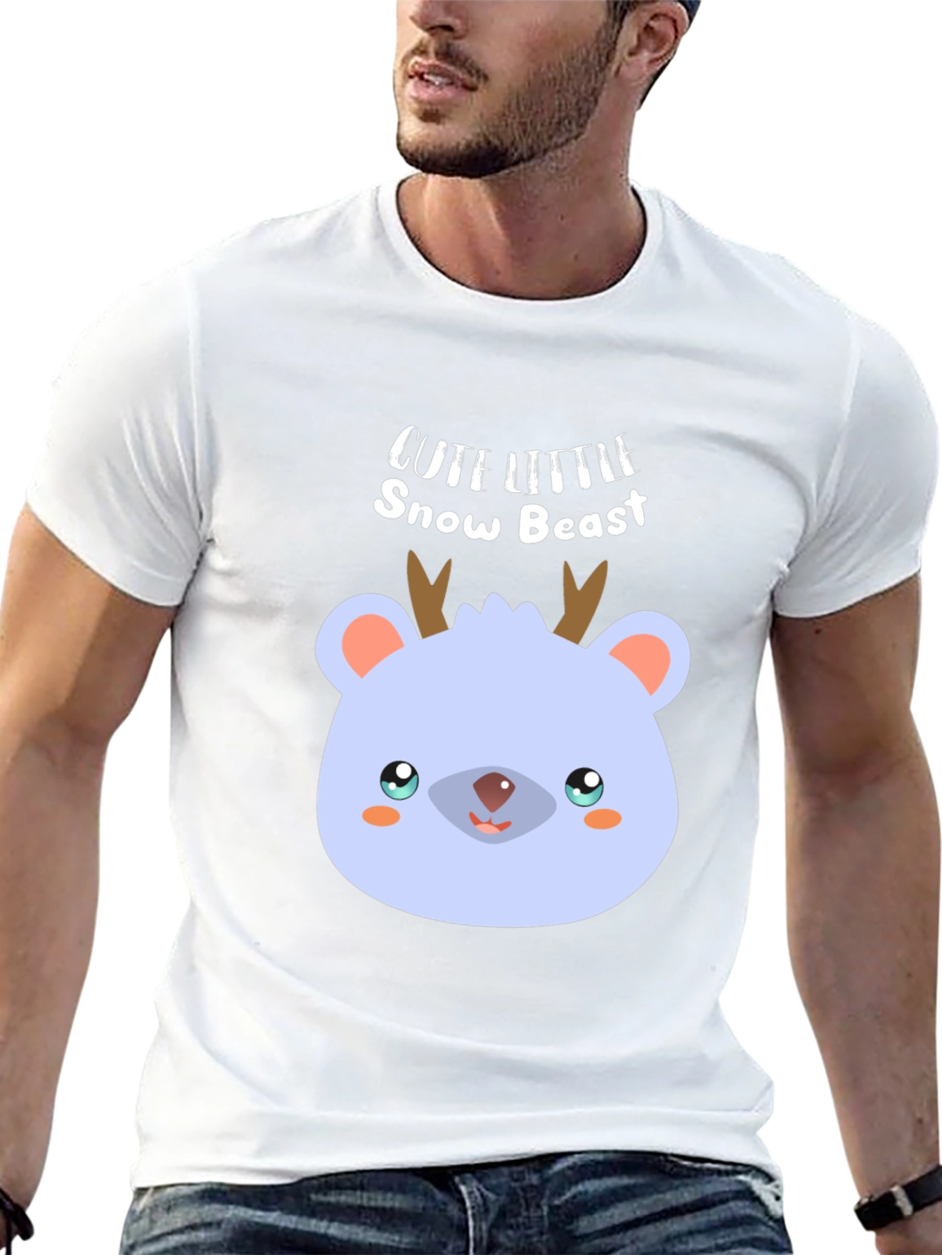 Cute Little Snow Beast T-Shirt - Winter Holiday Apparel