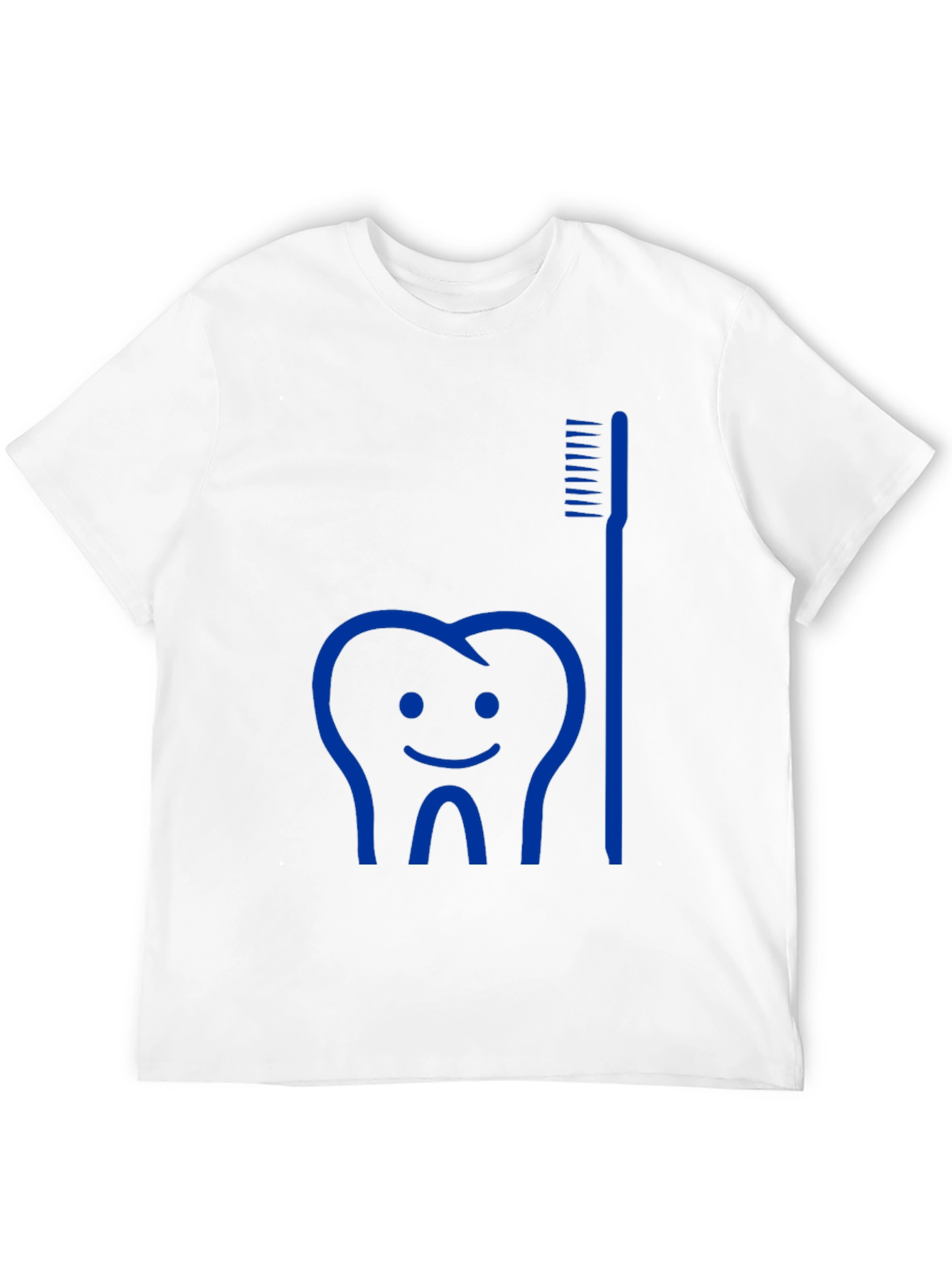 Dental Humor Tee: Tooth & Brush Graphic T-Shirt