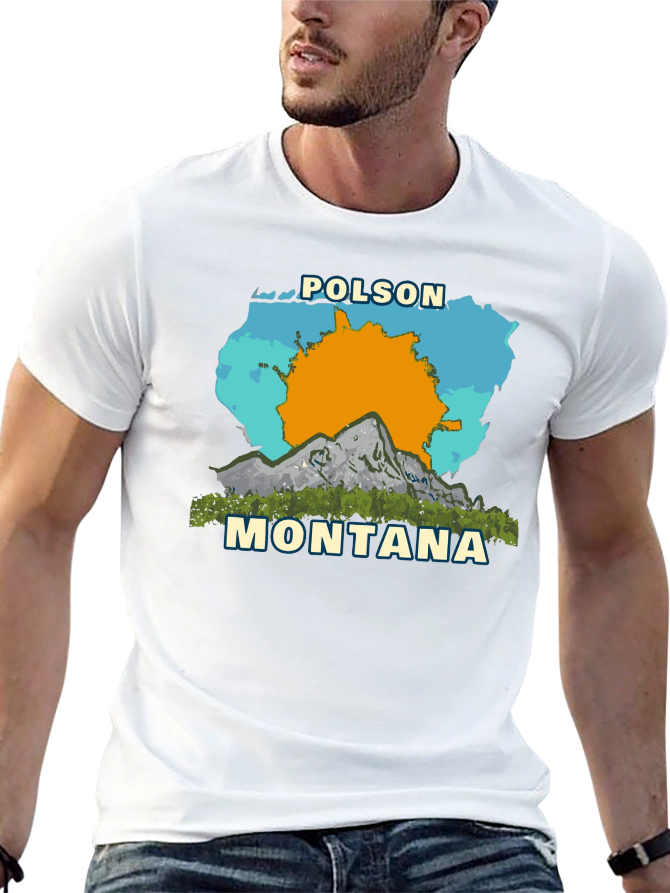 Polson Montana T-Shirt - Graphic Tee