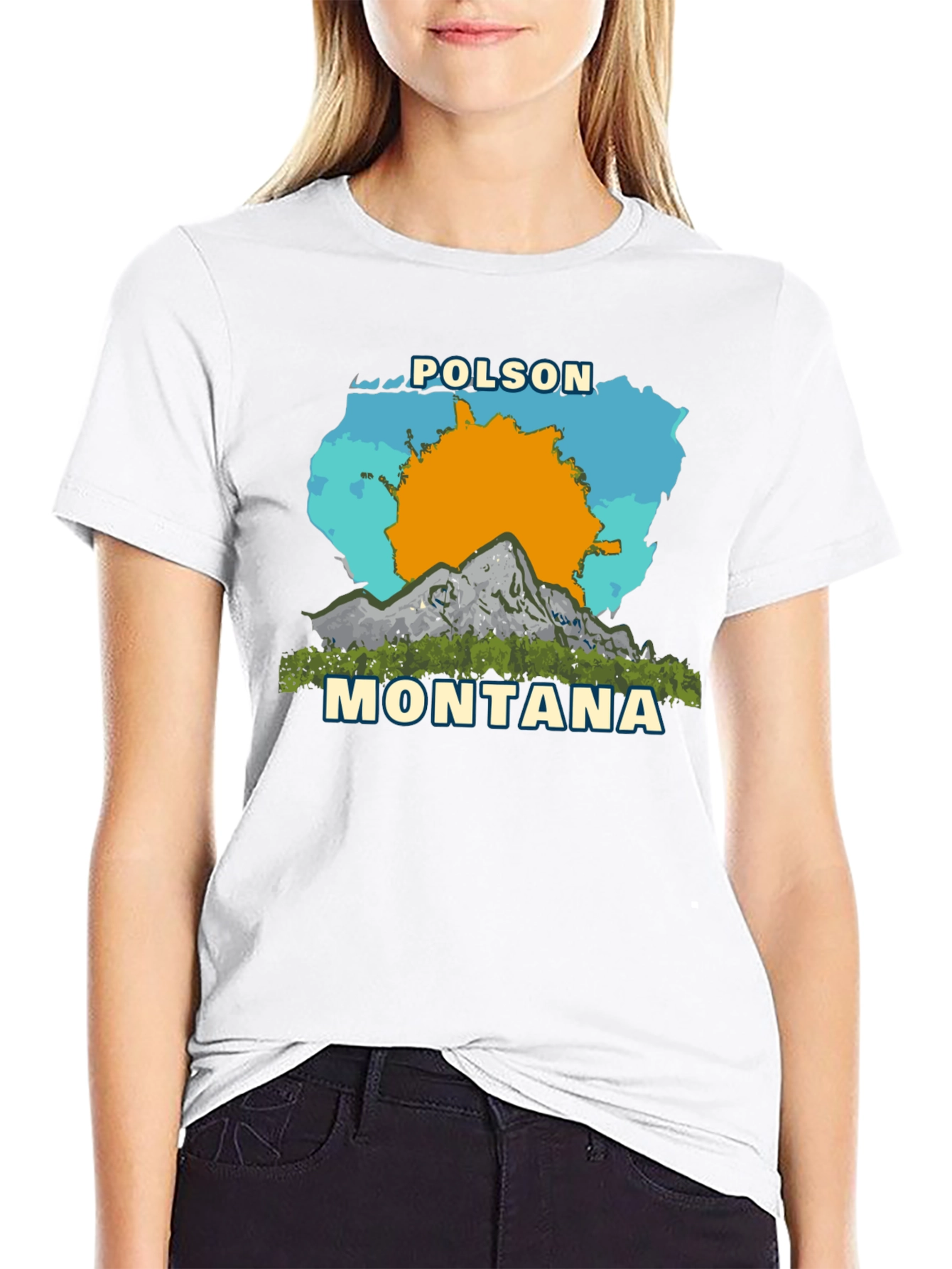 Polson Montana T-Shirt - Graphic Tee