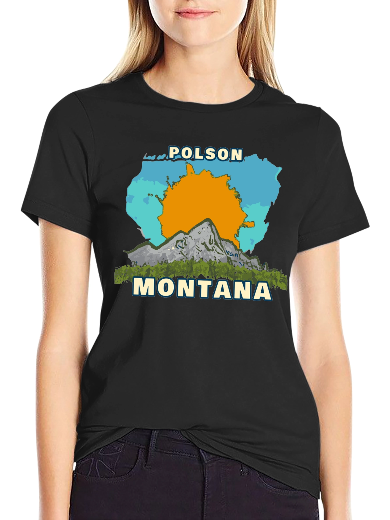 Polson Montana T-Shirt - Graphic Tee