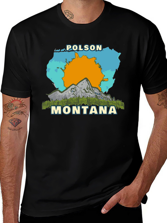 Polson Montana T-Shirt - Graphic Tee