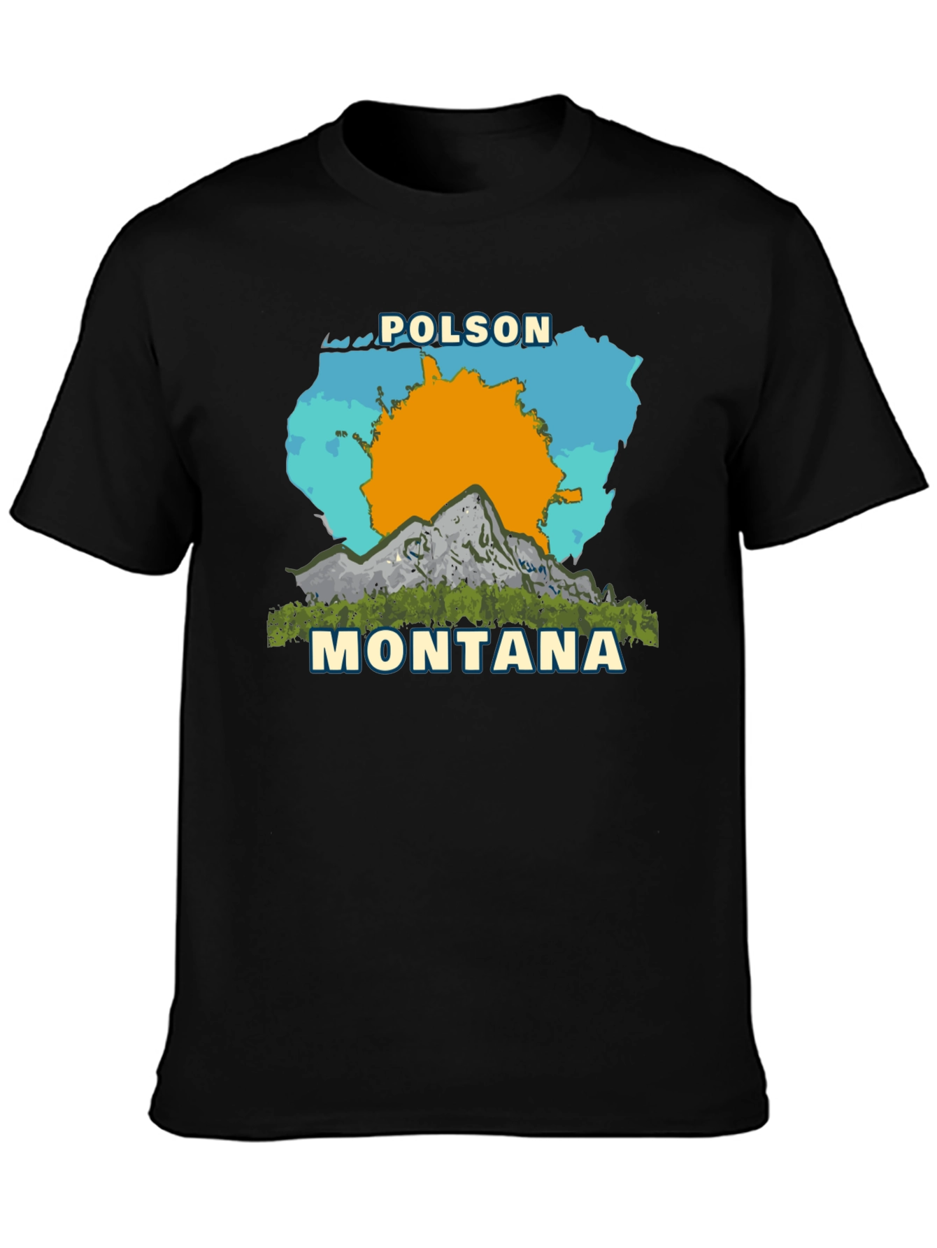 Polson Montana T-Shirt - Graphic Tee