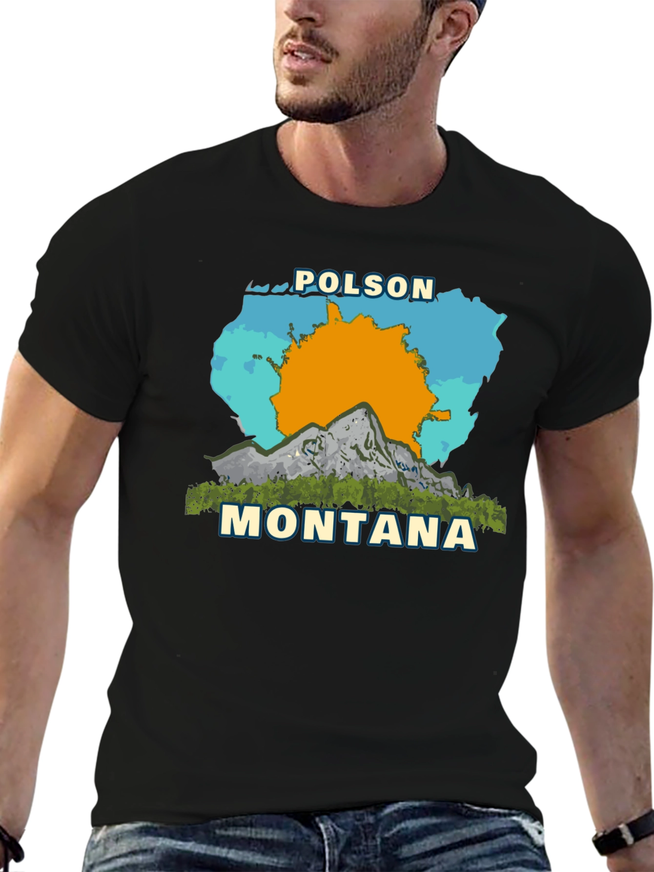 Polson Montana T-Shirt - Graphic Tee
