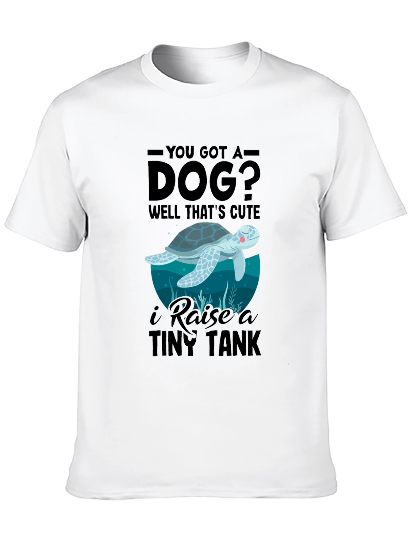 Raise a Tiny Tank Turtle Graphic Tee