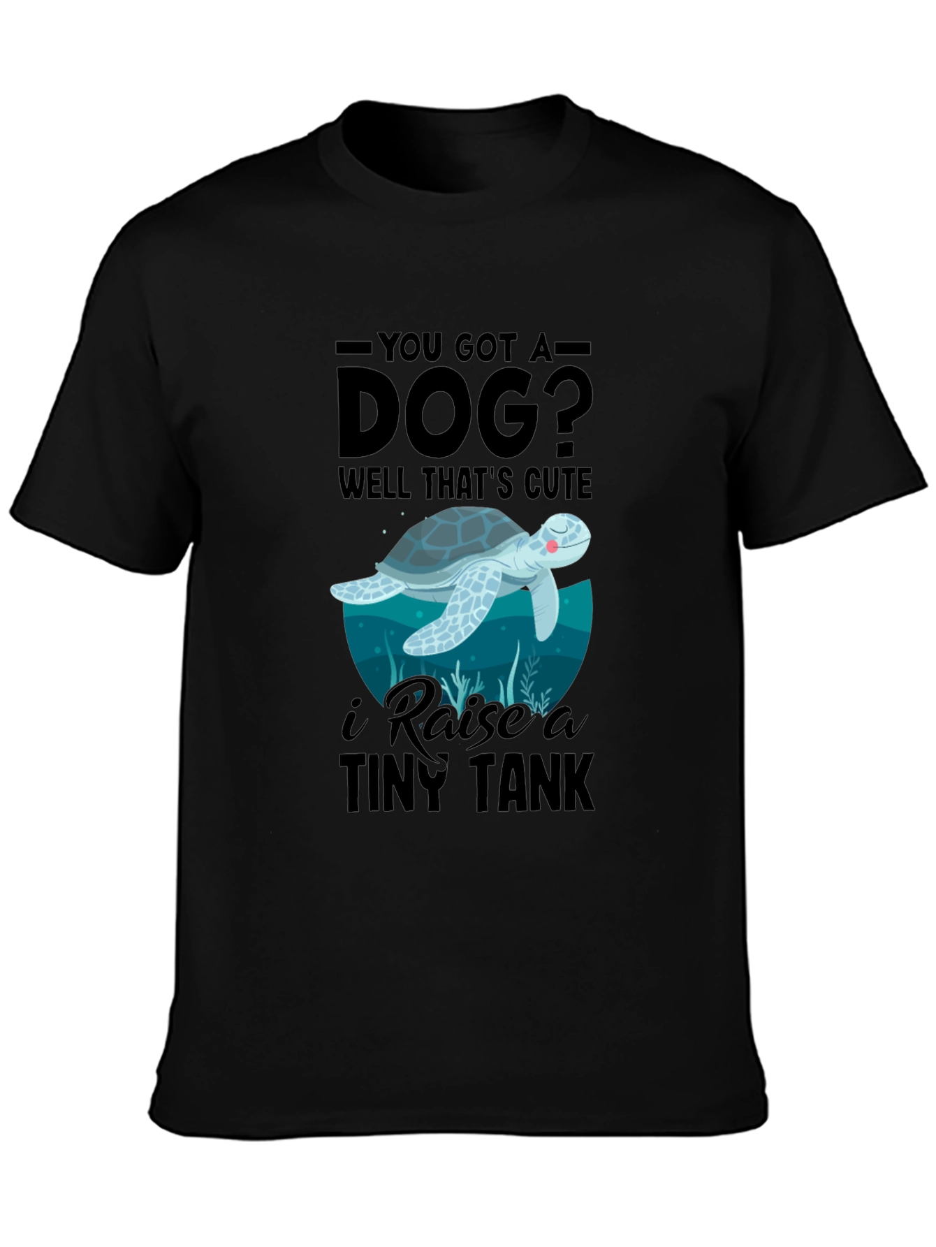 Raise a Tiny Tank Turtle Graphic Tee