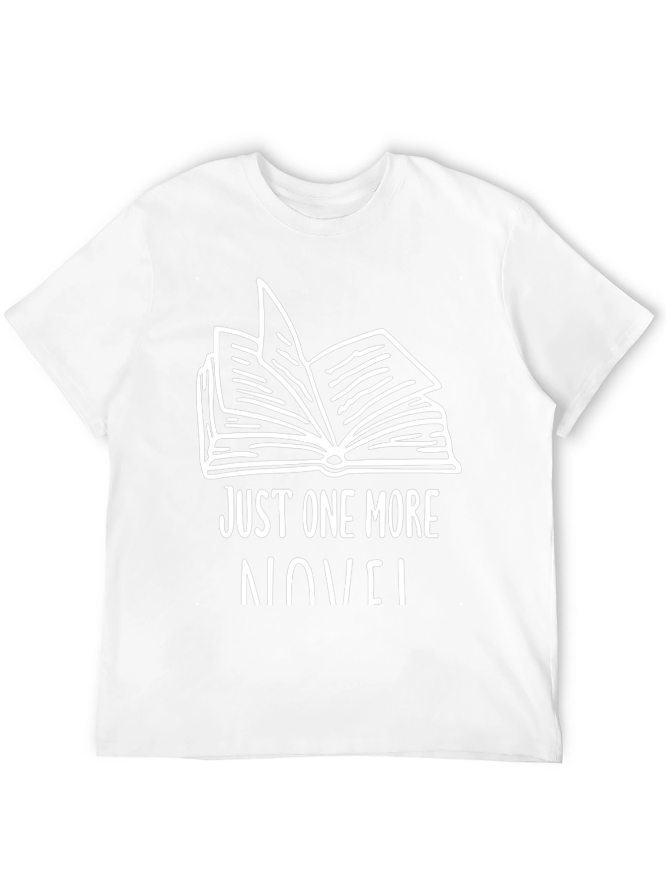 Just One More Novel Black Graphic Tee