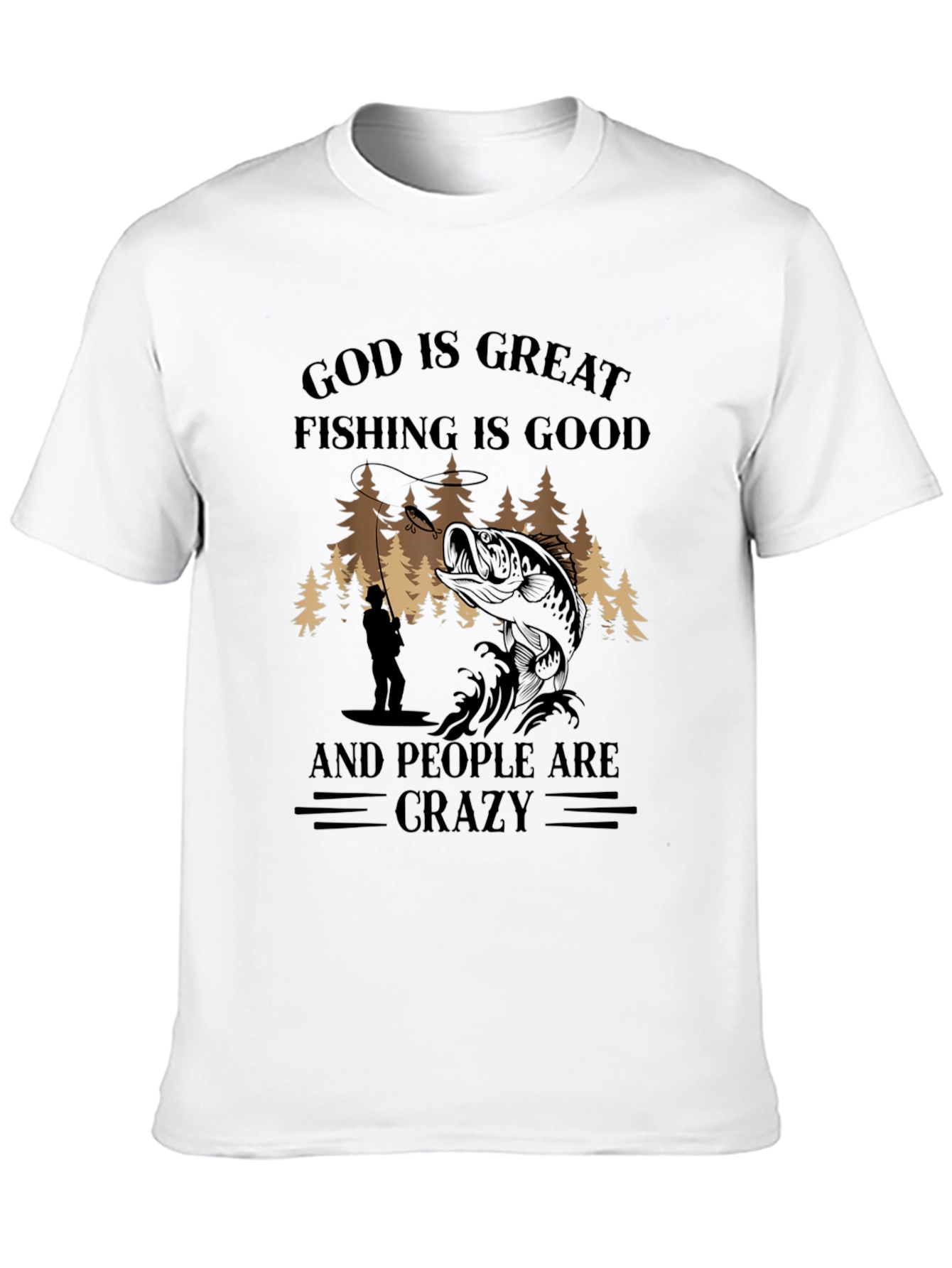 God Is Great Fishing Is Good T-Shirt