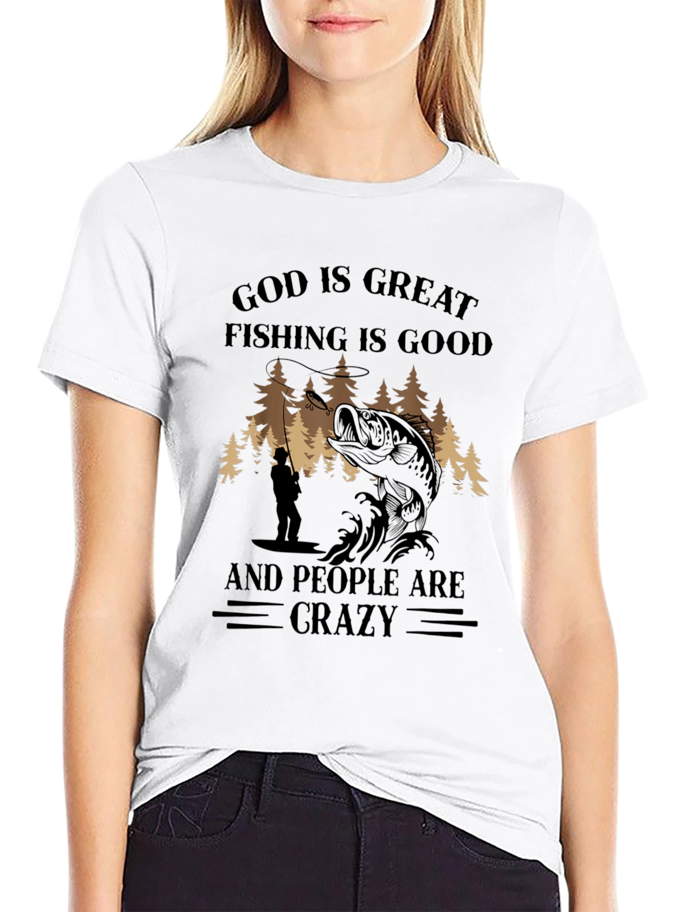 God Is Great Fishing Is Good T-Shirt