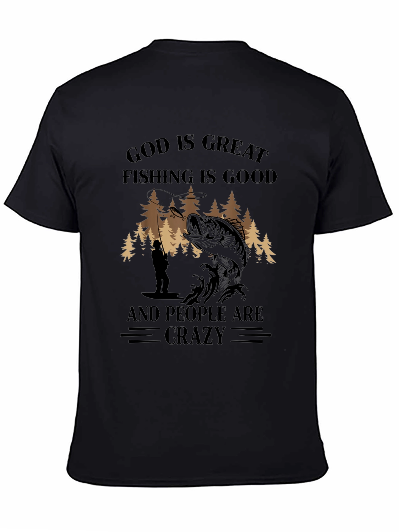 God Is Great Fishing Is Good T-Shirt