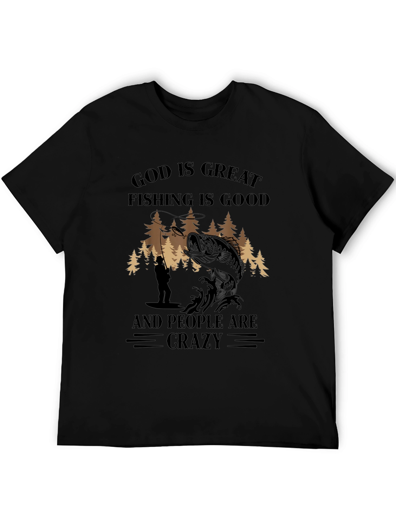 God Is Great Fishing Is Good T-Shirt