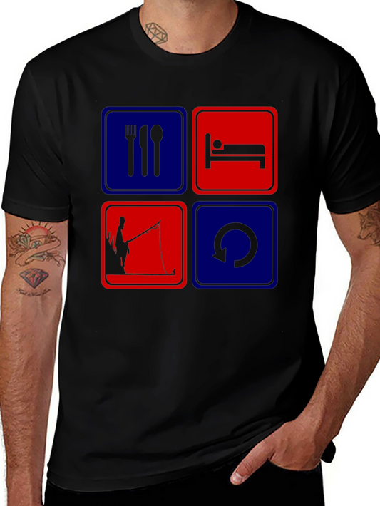 Eat Sleep Fish Repeat T-Shirt