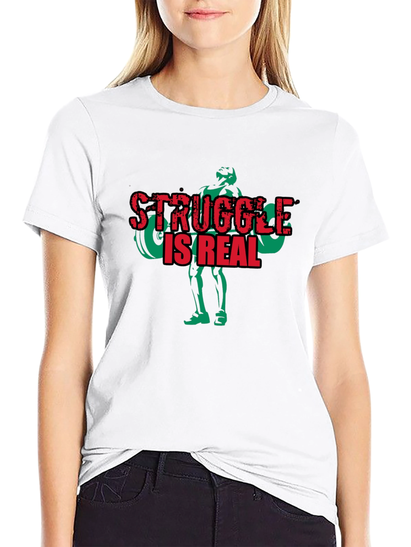 Struggle is Real Weightlifting T-Shirt