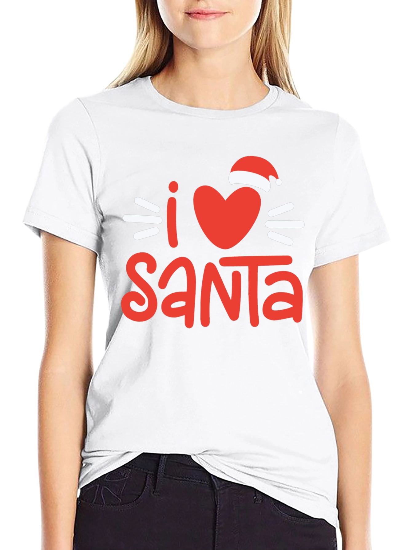 I Love Santa Holiday T-Shirt