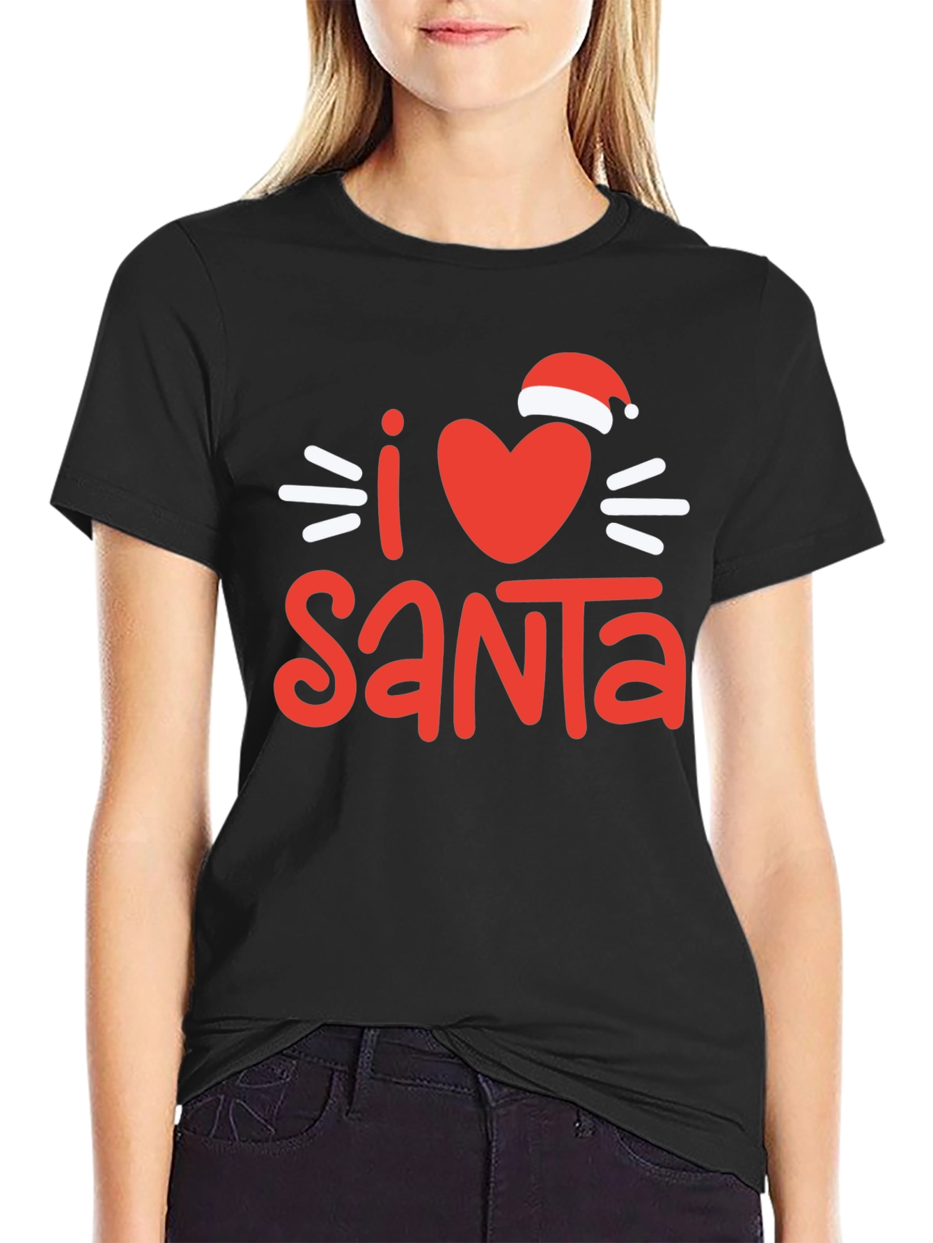 I Love Santa Holiday T-Shirt
