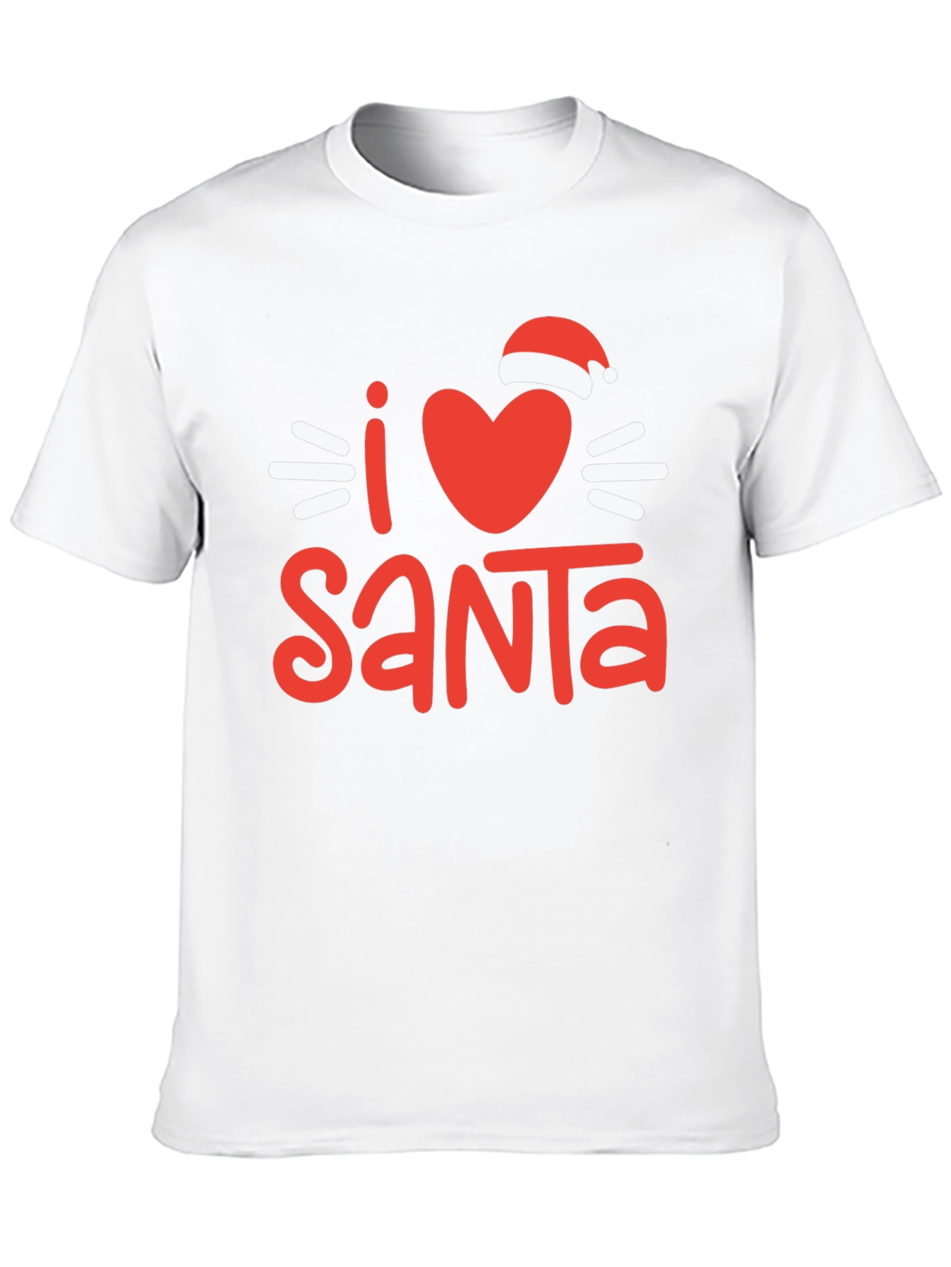 I Love Santa Holiday T-Shirt