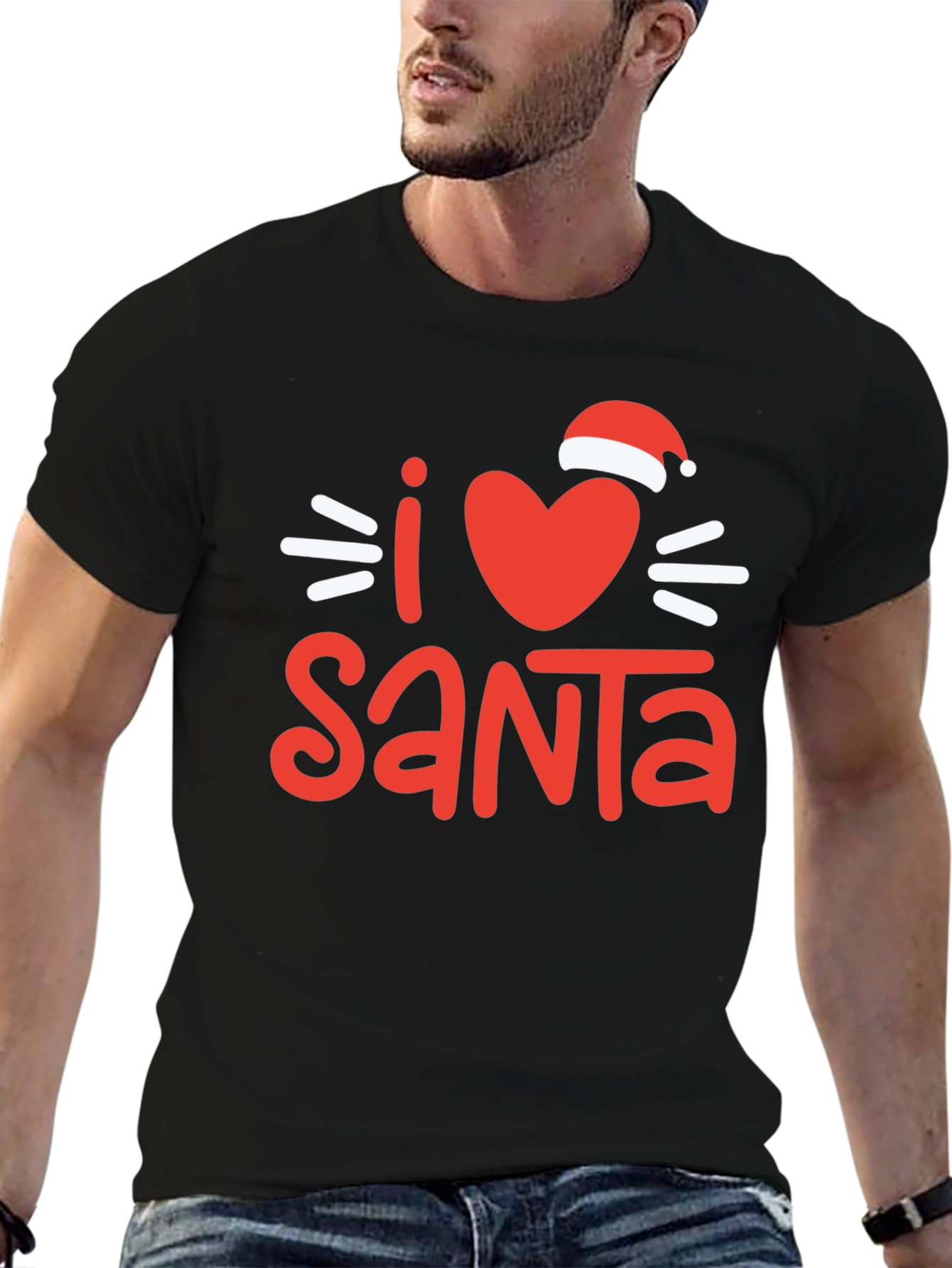 I Love Santa Holiday T-Shirt