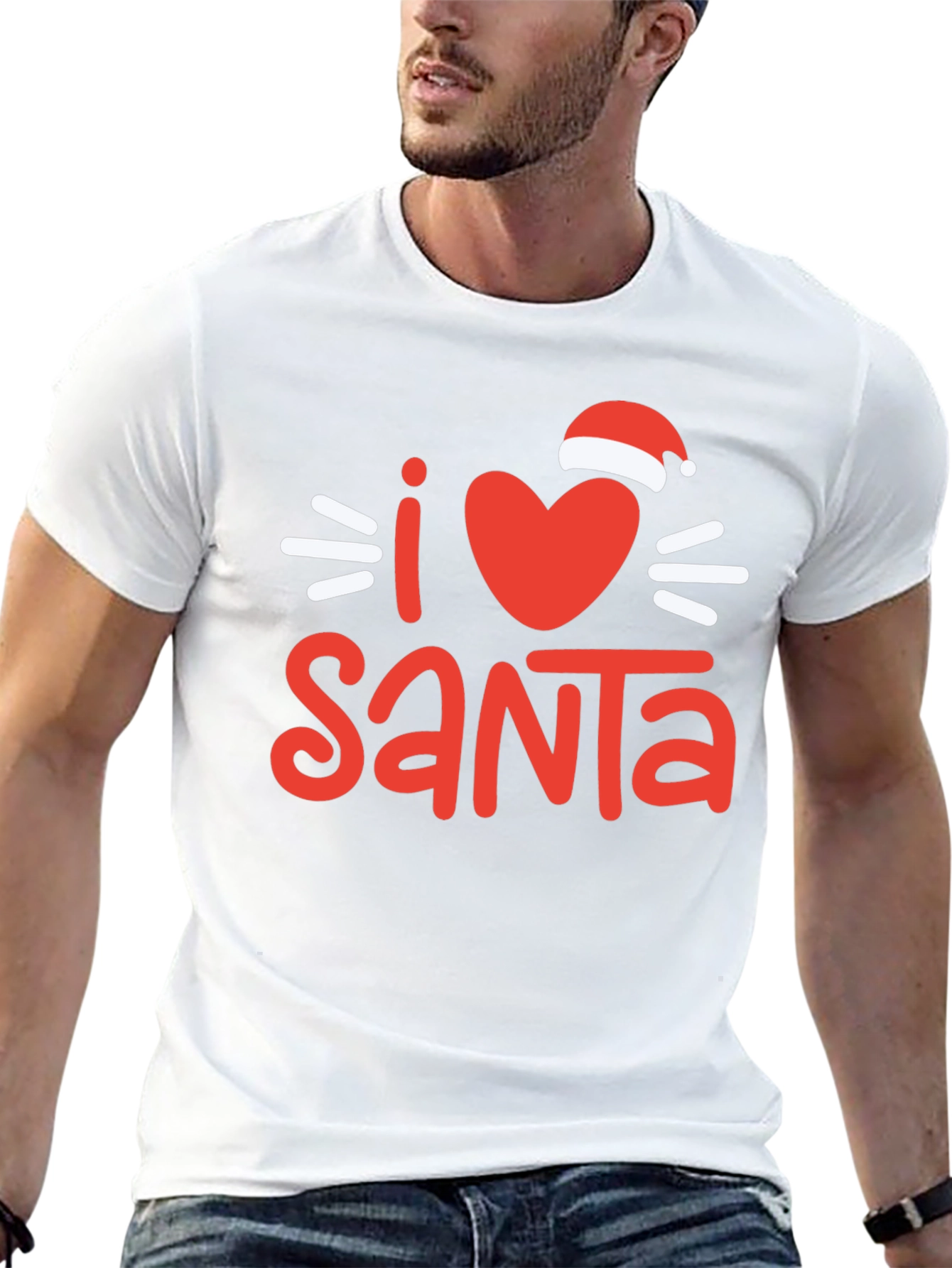 I Love Santa Holiday T-Shirt