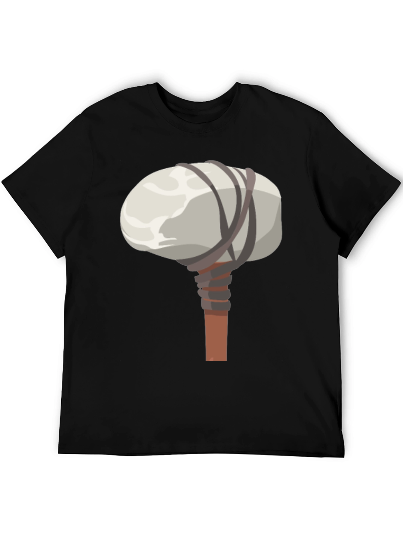 Caveman Club Graphic Tee - Prehistoric Style