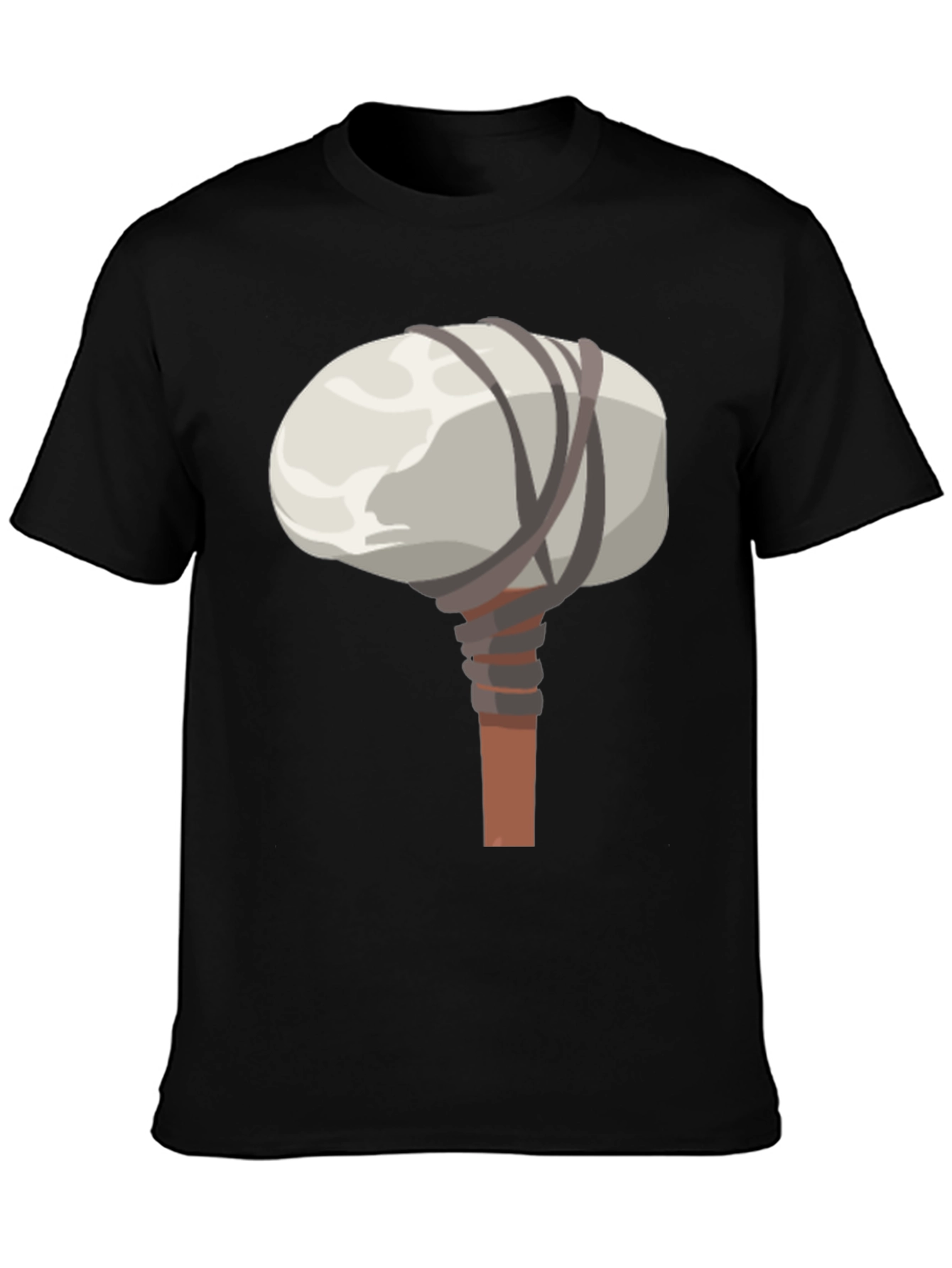 Caveman Club Graphic Tee - Prehistoric Style