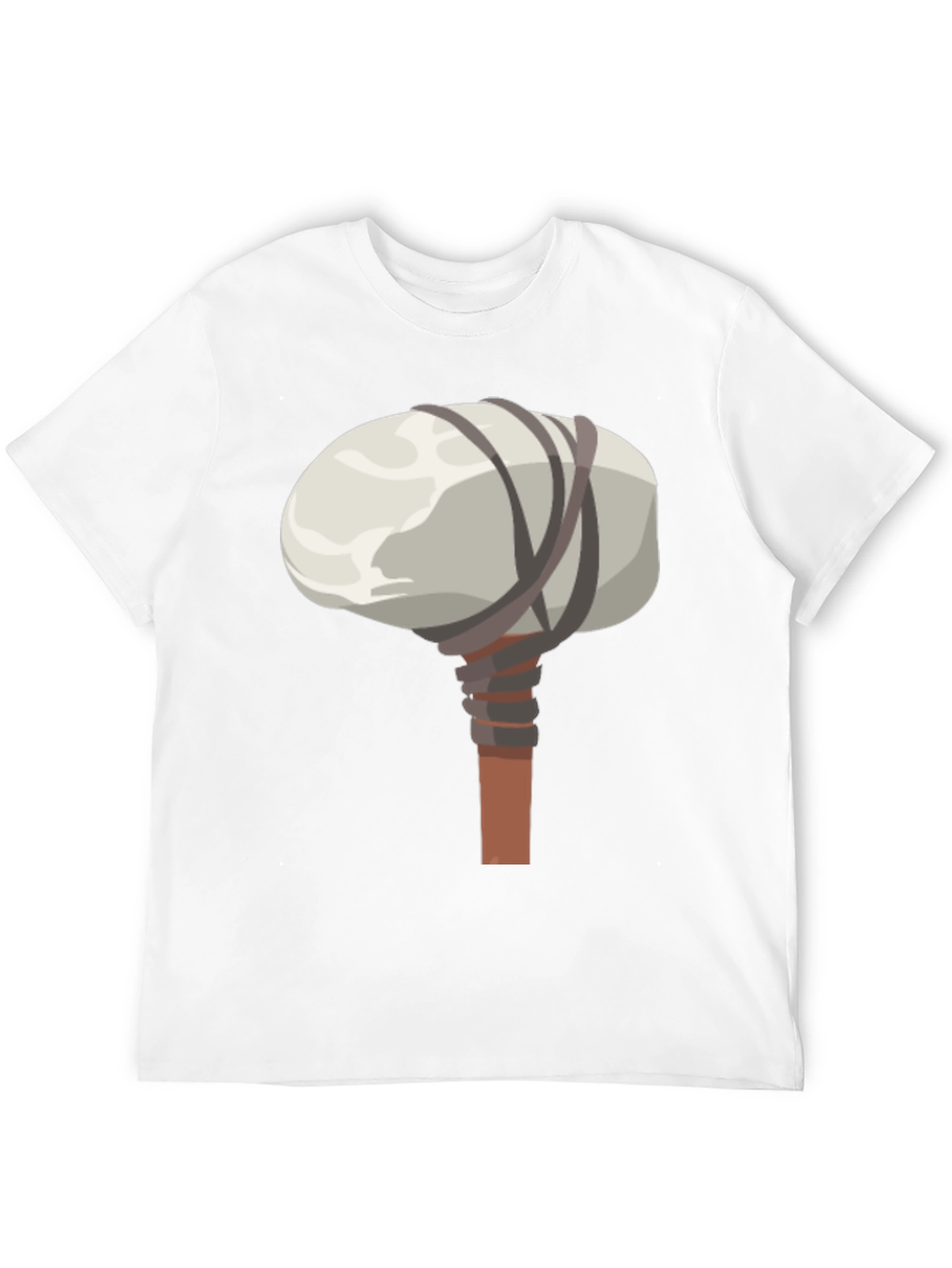 Caveman Club Graphic Tee - Prehistoric Style