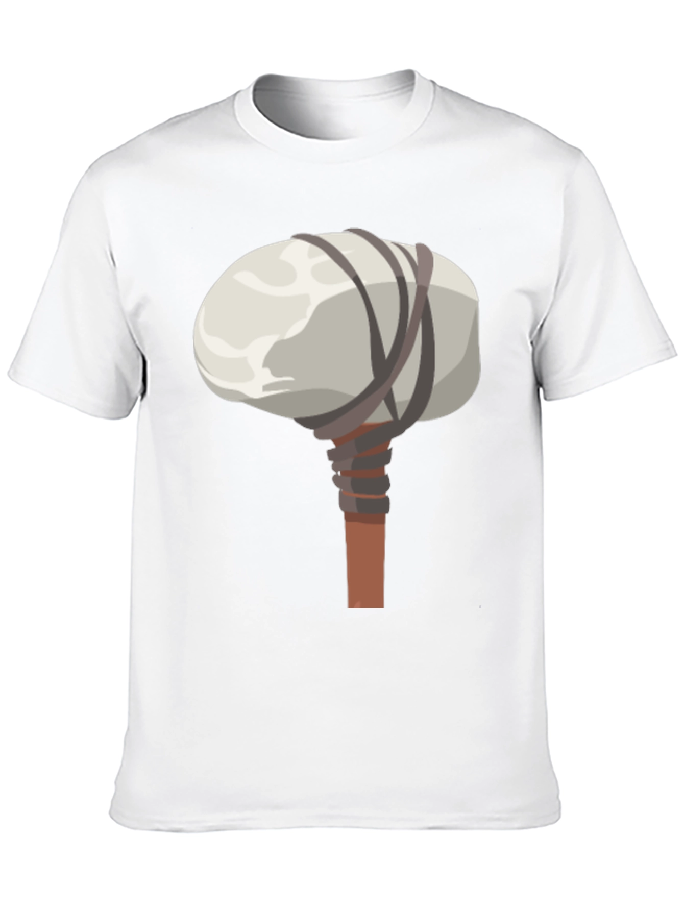 Caveman Club Graphic Tee - Prehistoric Style