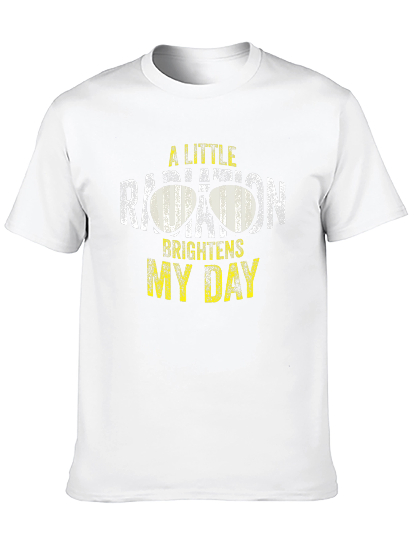 Radiation Brightens My Day Black T-Shirt