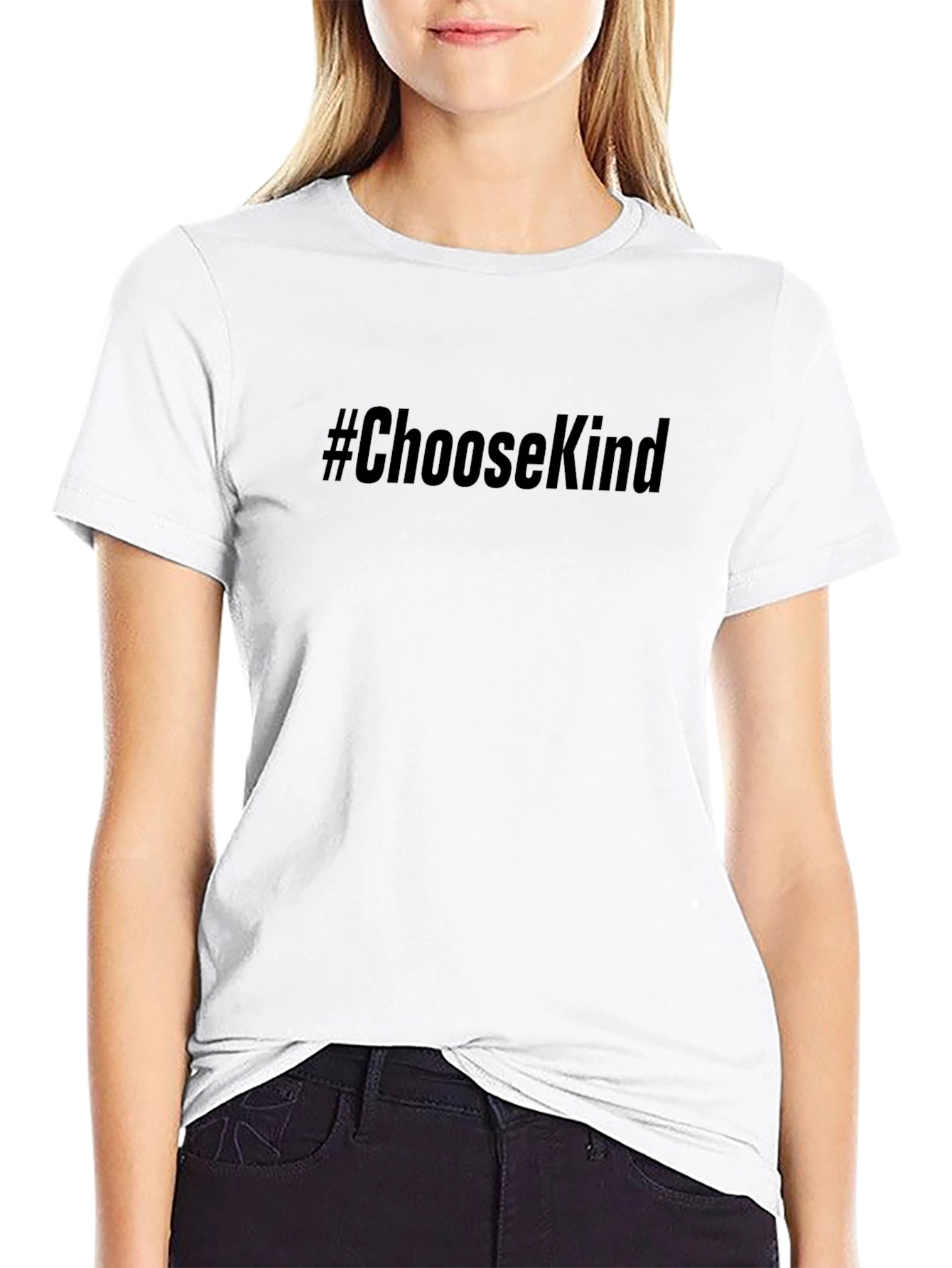 #ChooseKind Black T-Shirt - Stylish & Comfortable