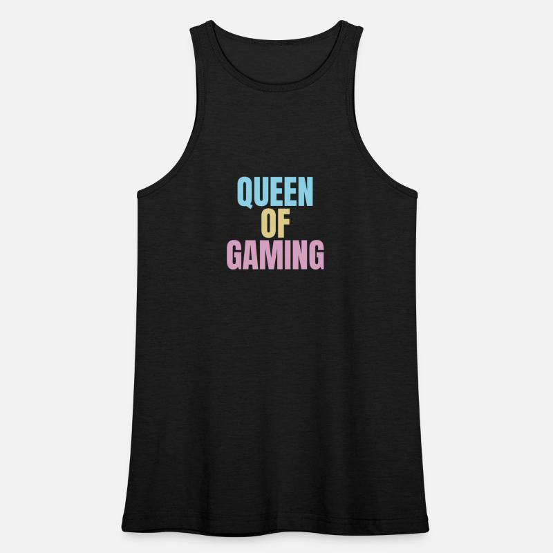 Queen of GAMING, colourful gaming slogan